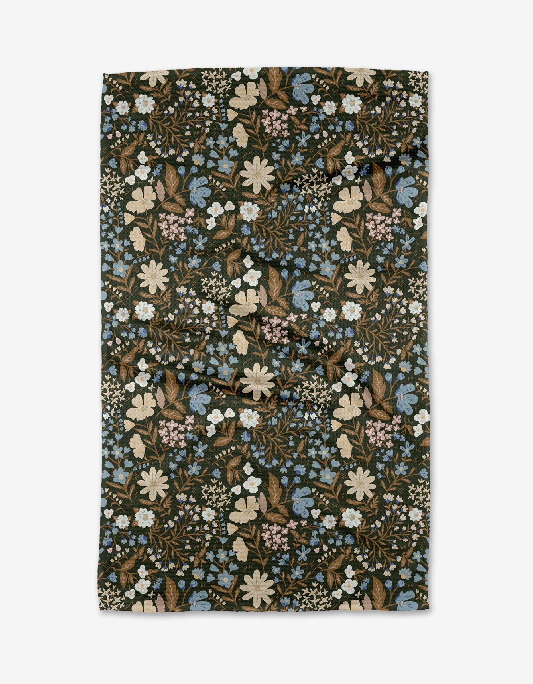 Geometry - Cottage Meadow Sepia Tea Towel