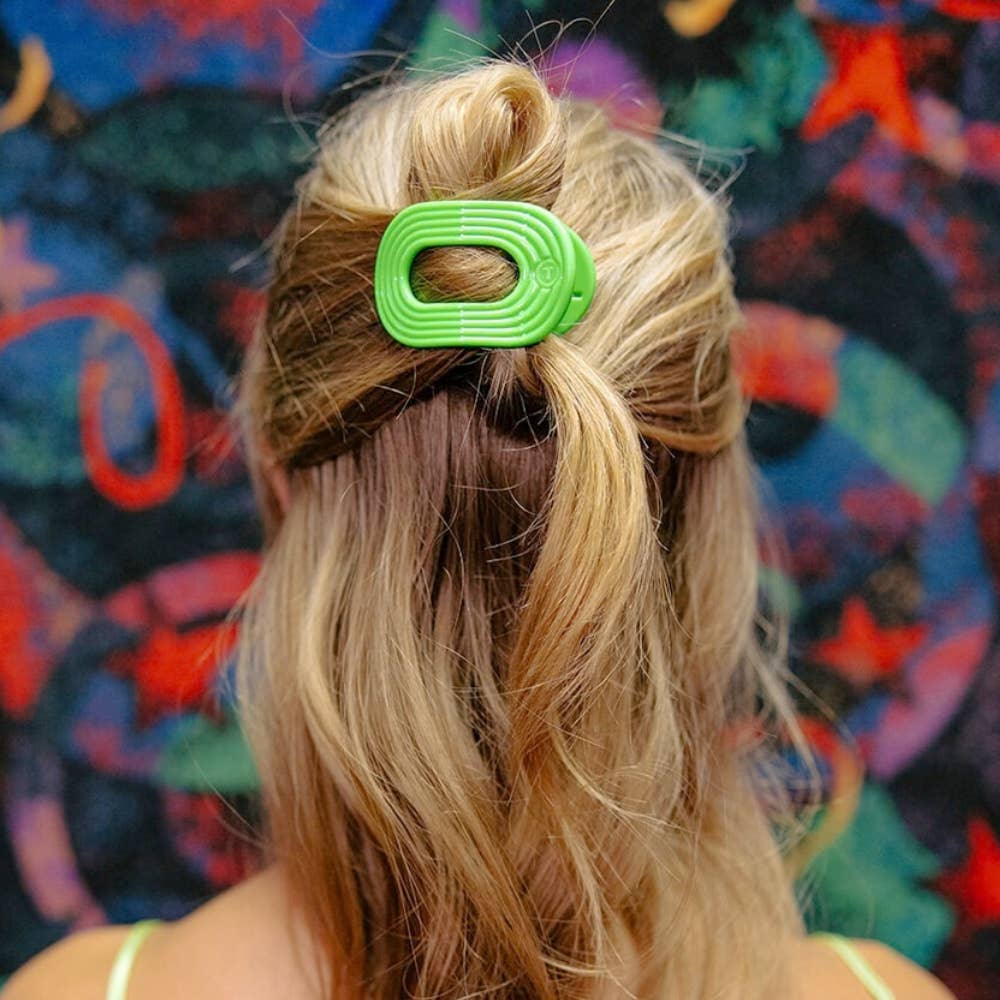TELETIES - Flat Round Hair Clip | Tiny | Glow For It