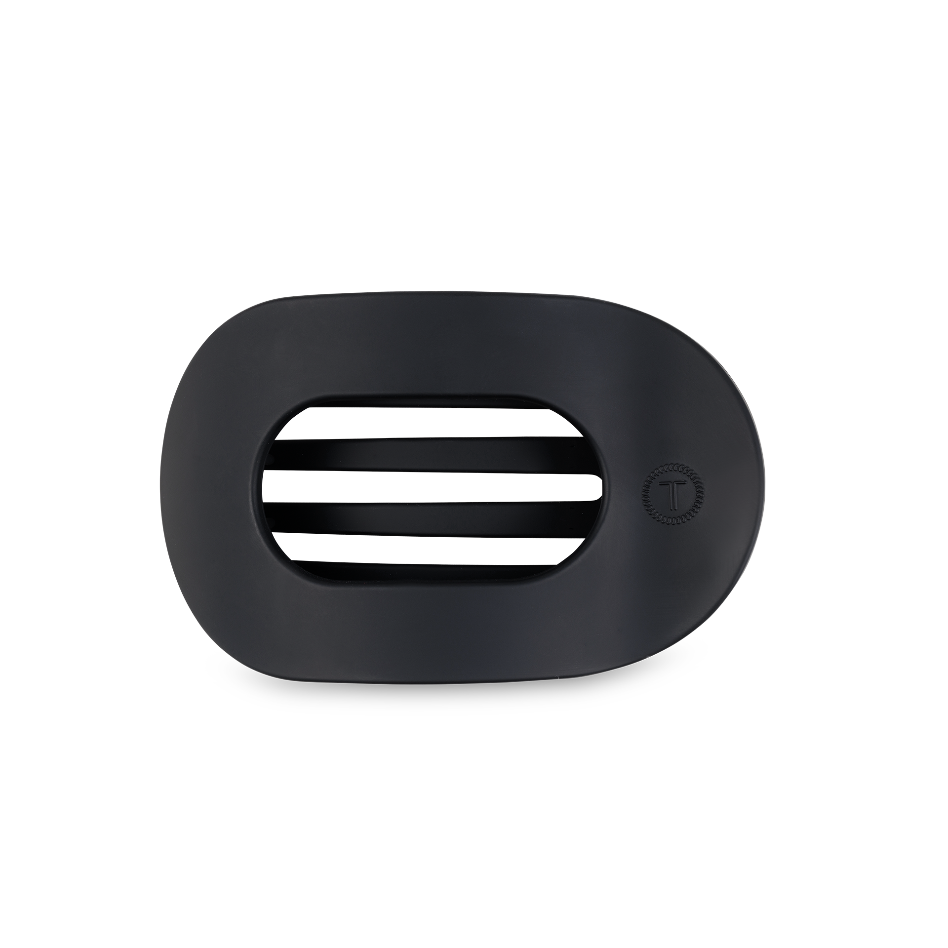 Round Flat Hair Clip | Small | Midnight Matte
