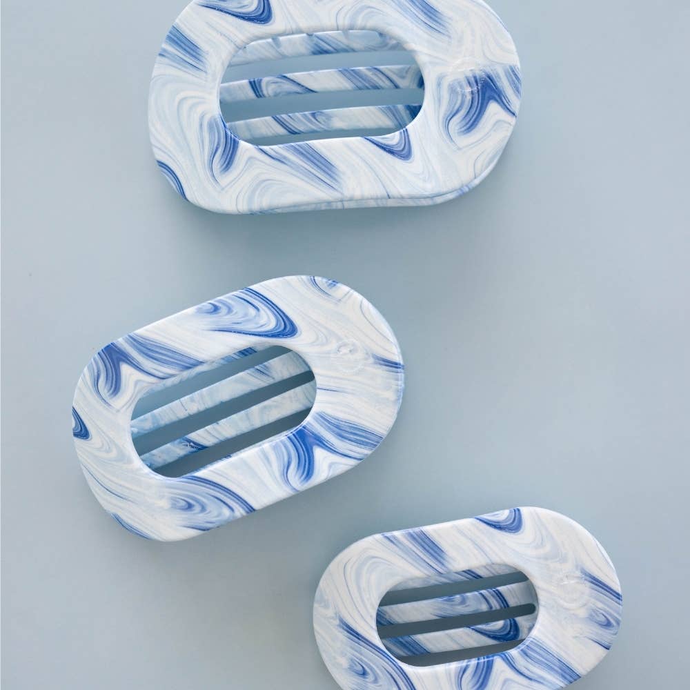 TELETIES - Tide & True | Large | Flat Round Hair Clip