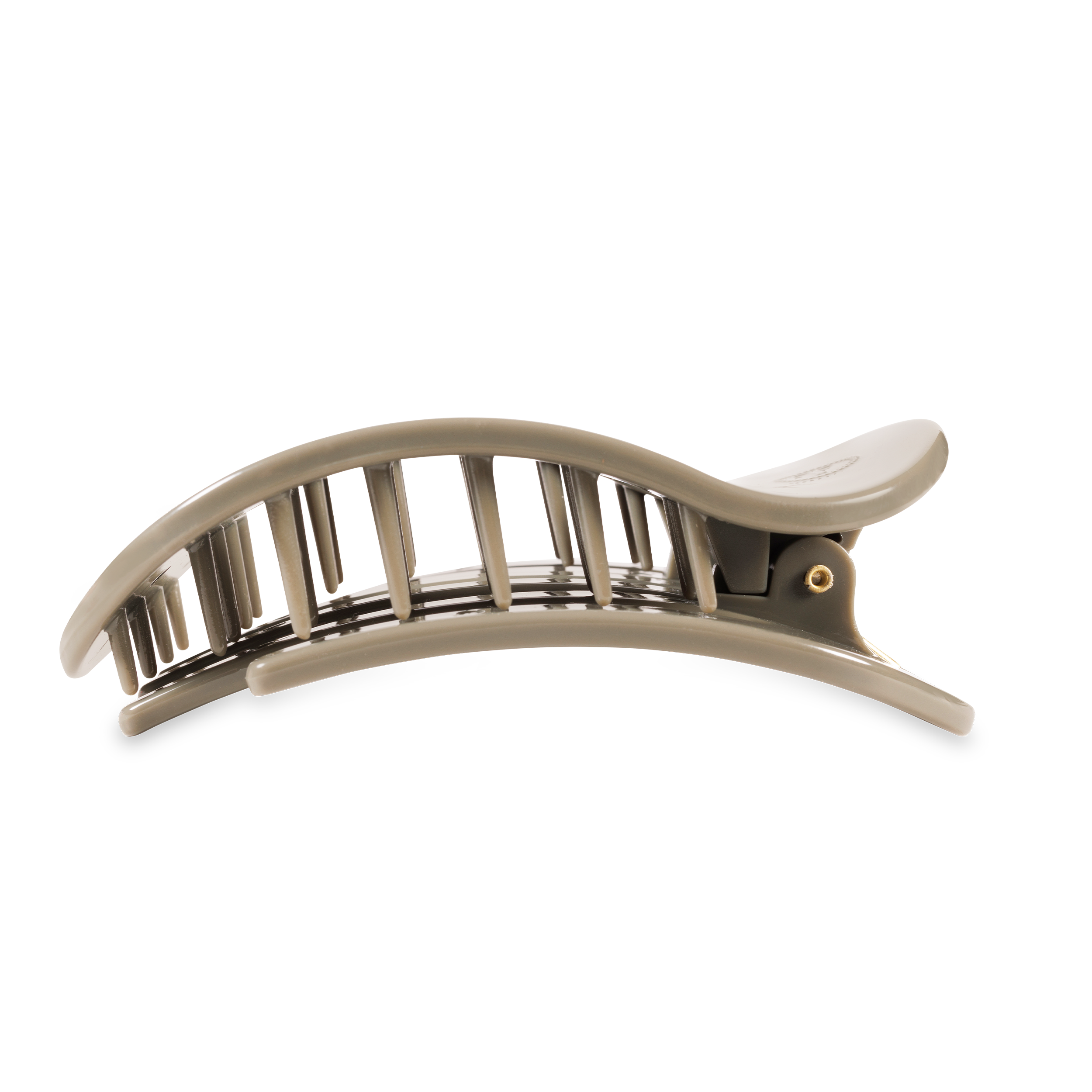 TELETIES - Flat Round Hair Clip | Large | Sage It Ain&