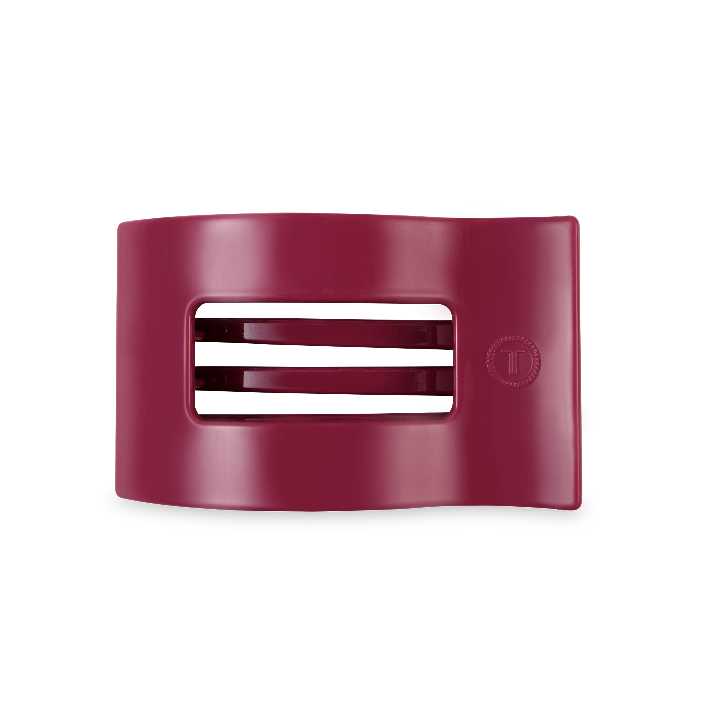 TELETIES - Flat Rectangle Hair Clip | Medium | Wild Side