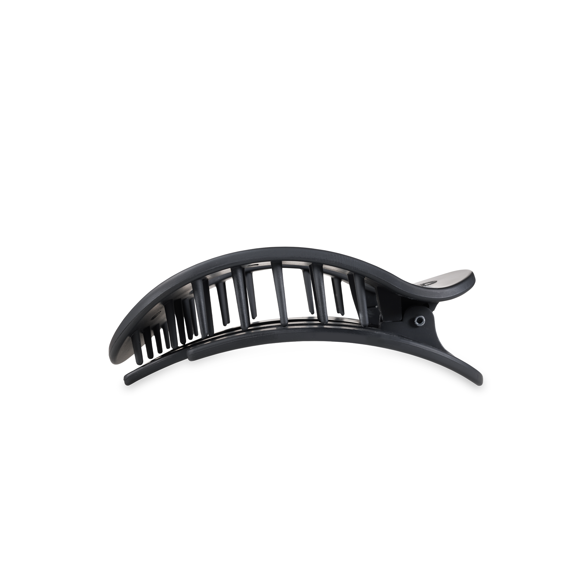 Round Flat Hair Clip | Small | Midnight Matte