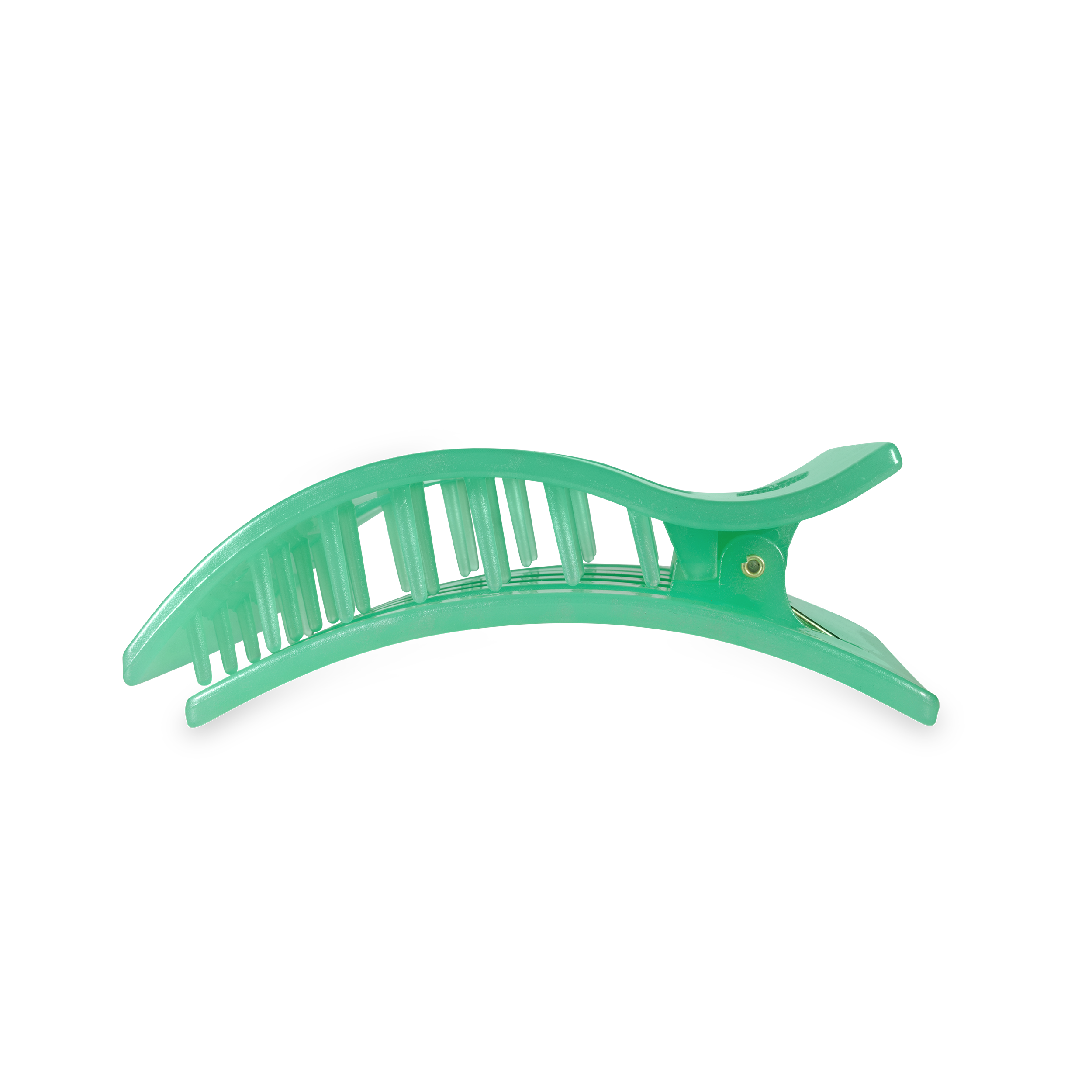 TELETIES - Flat Rectangle Hair Clip | Large | Spring Splash