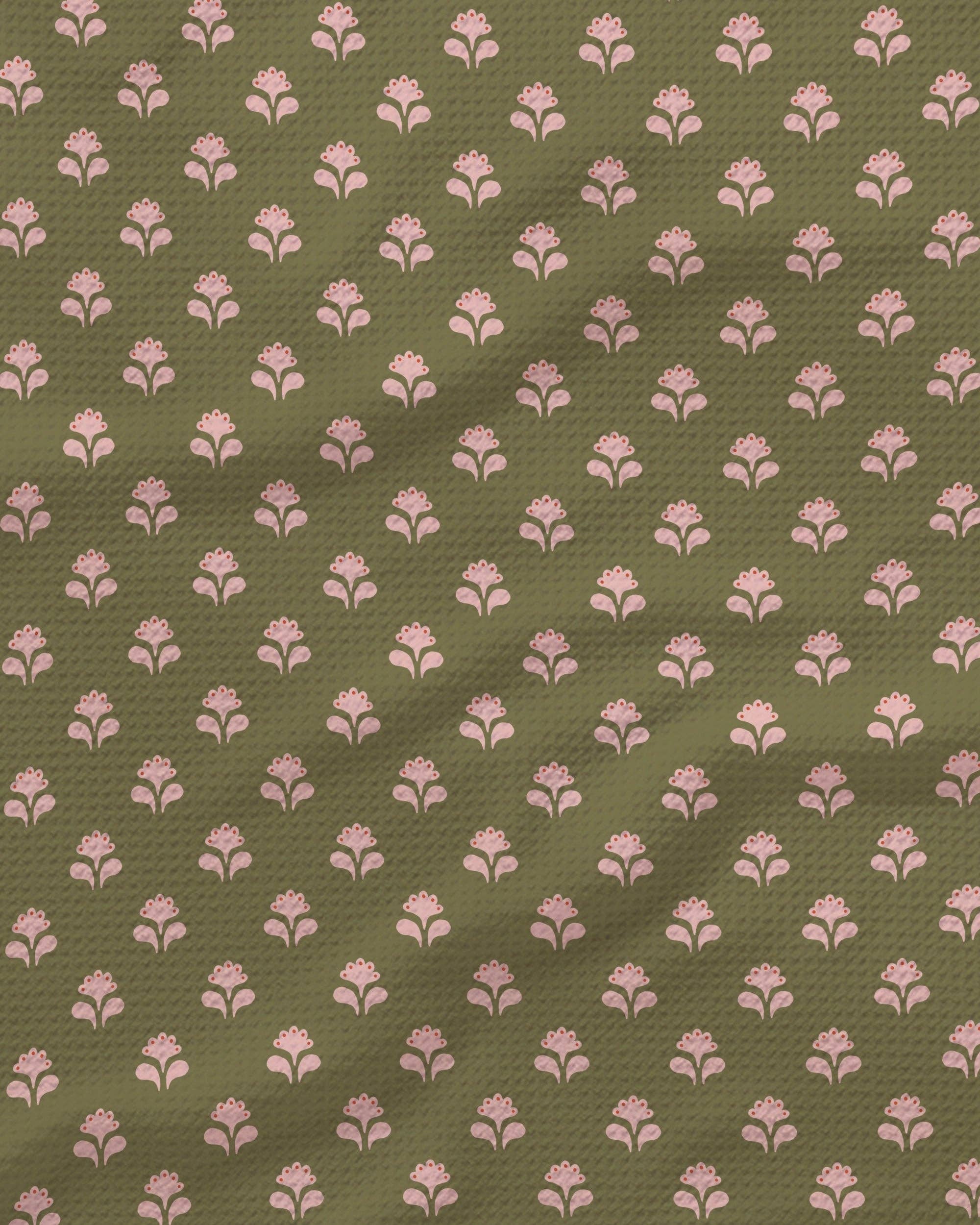 Geometry - Lucky Flowers Tea Towel
