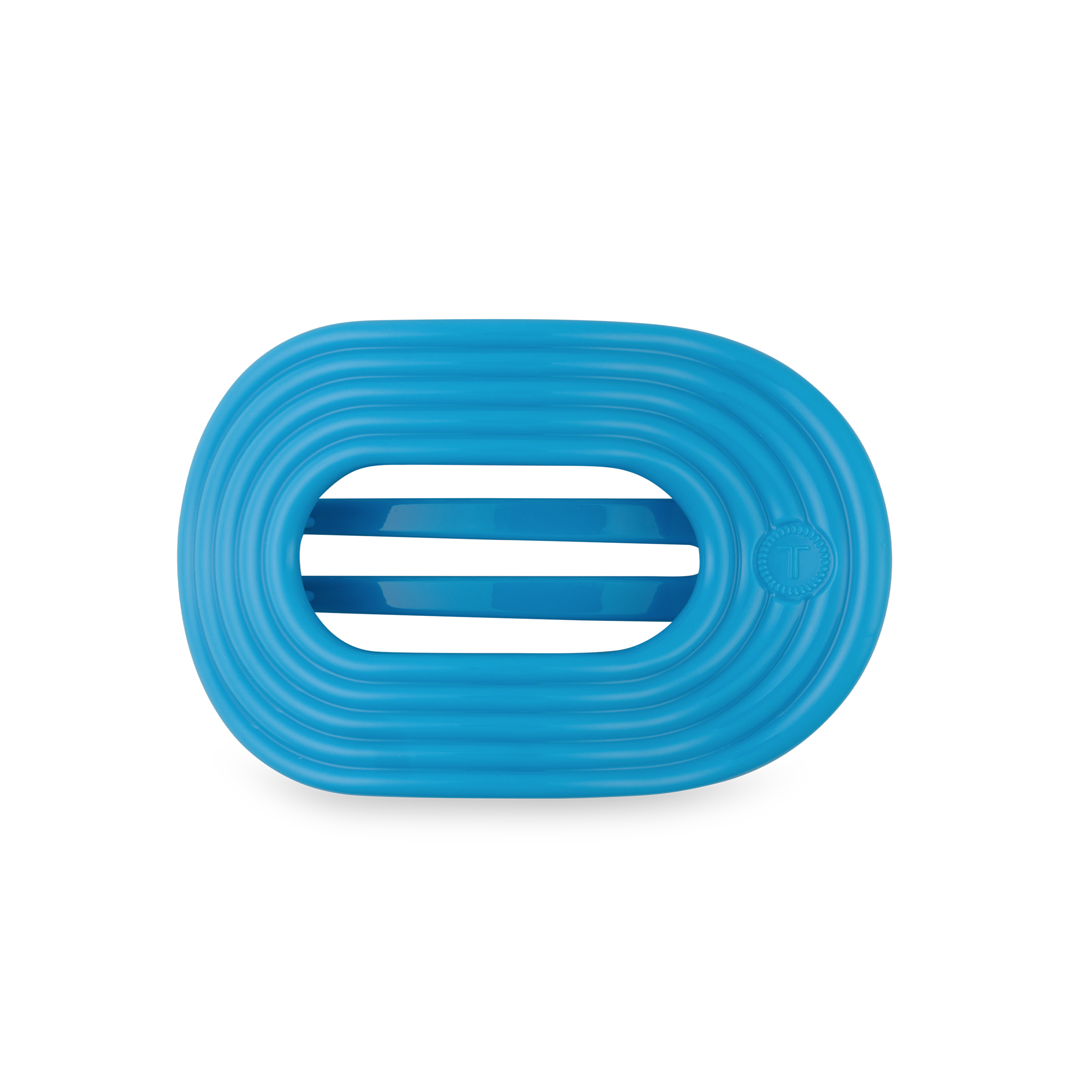 TELETIES - Flat Round Hair Clip | Medium | Miami Vice