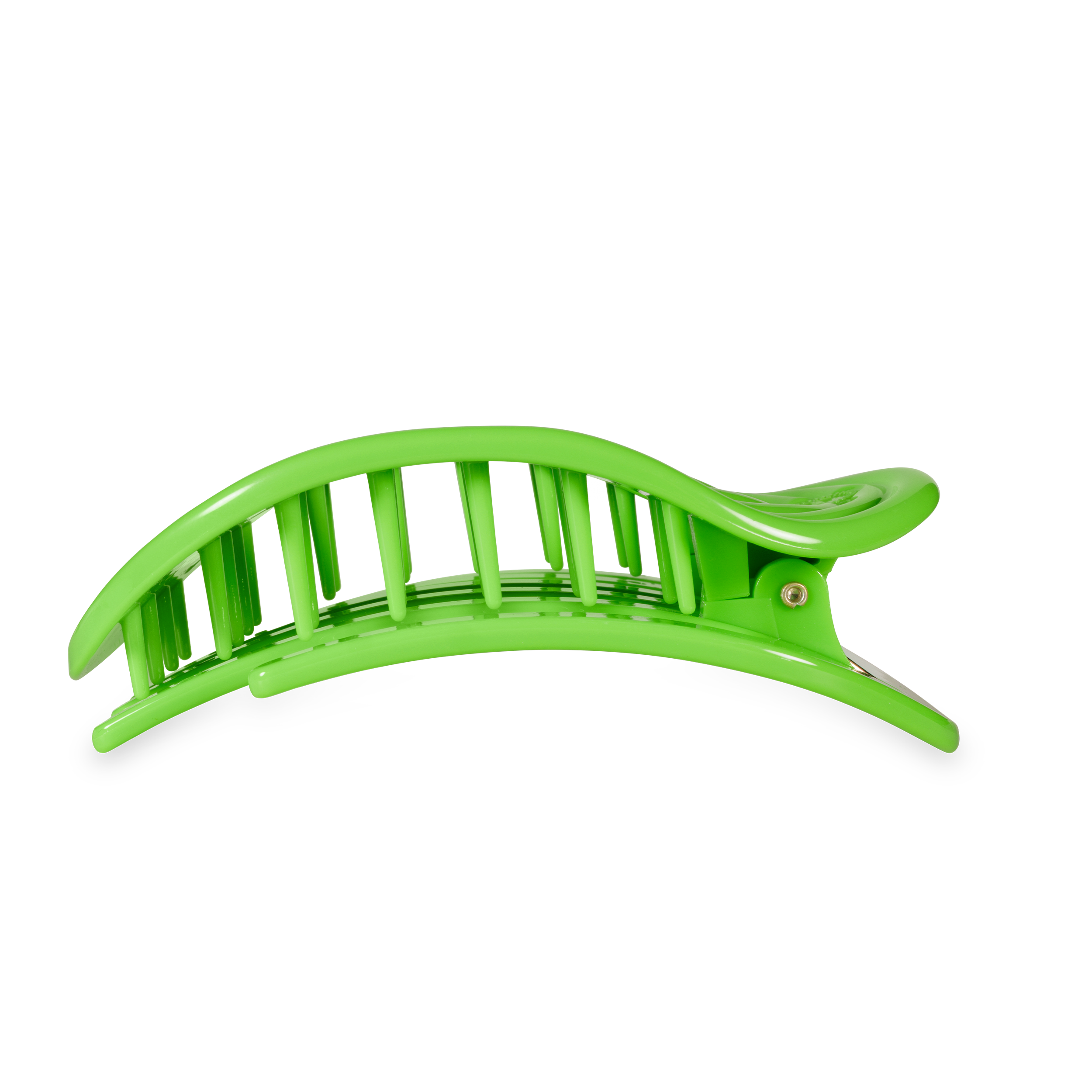TELETIES - Flat Round Hair Clip | Large | Glow For It