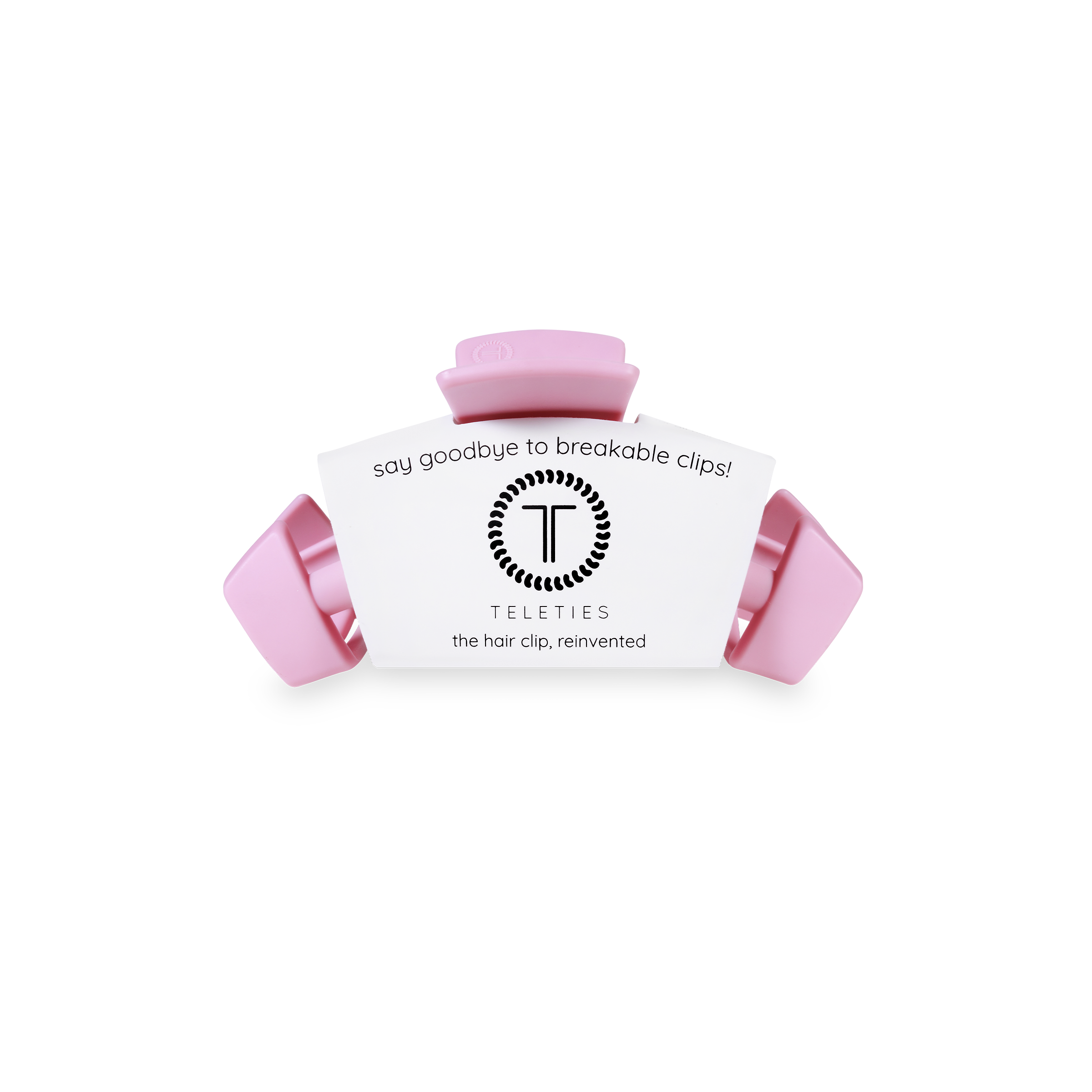 TELETIES - Classic Hair Clip | Tiny | Merry Pinkmas