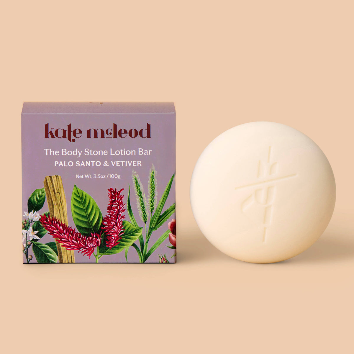 Kate McLeod - Palo Santo & Vetiver | Deep Moisturizing Lotion Bar