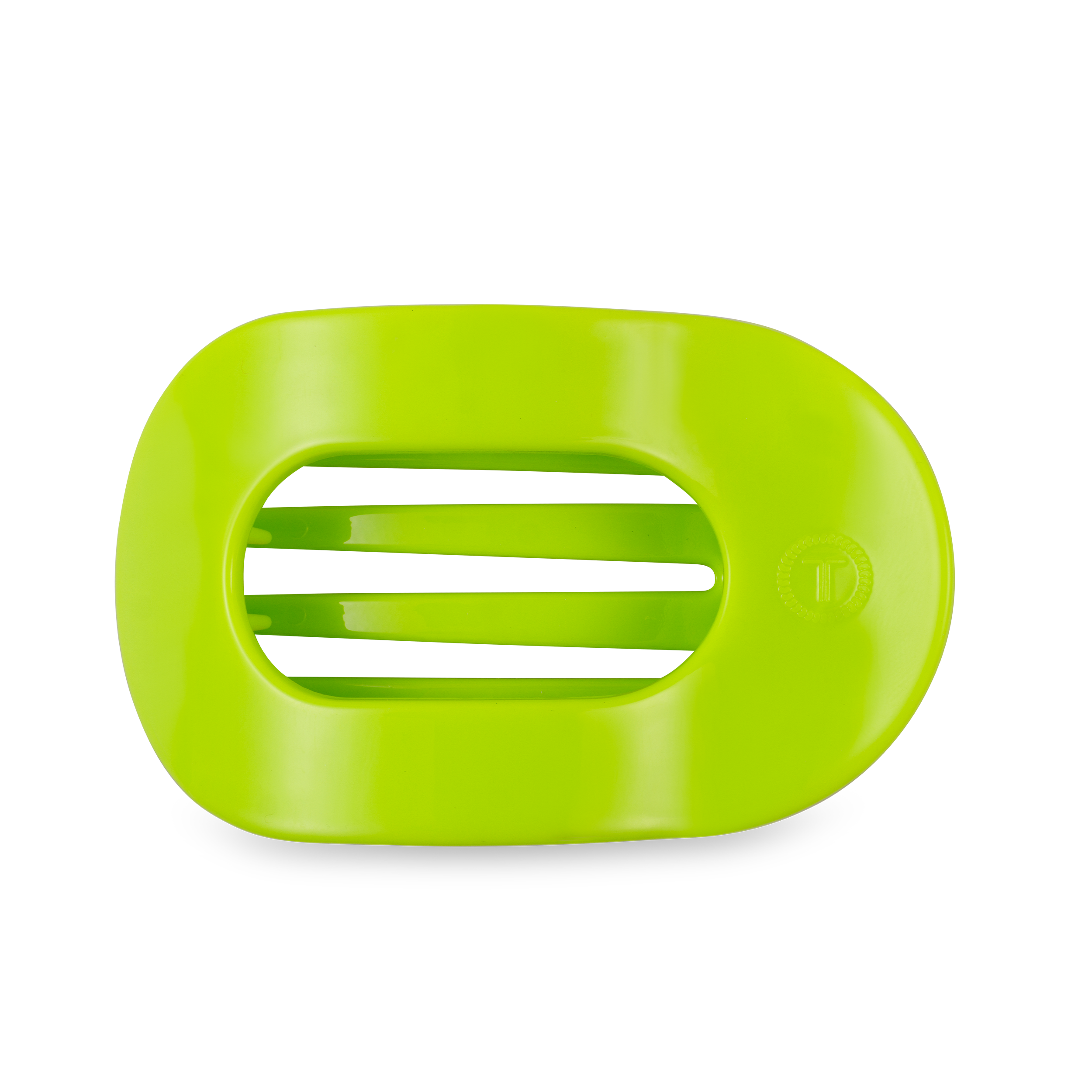 TELETIES - Flat Round Hair Clip | Large | Summer Brights