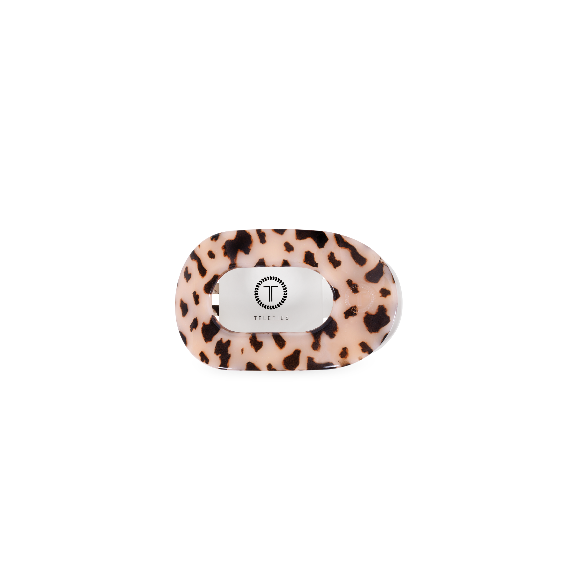 TELETIES - Blonde Tortoise | Tiny | Flat Round Hair Clip