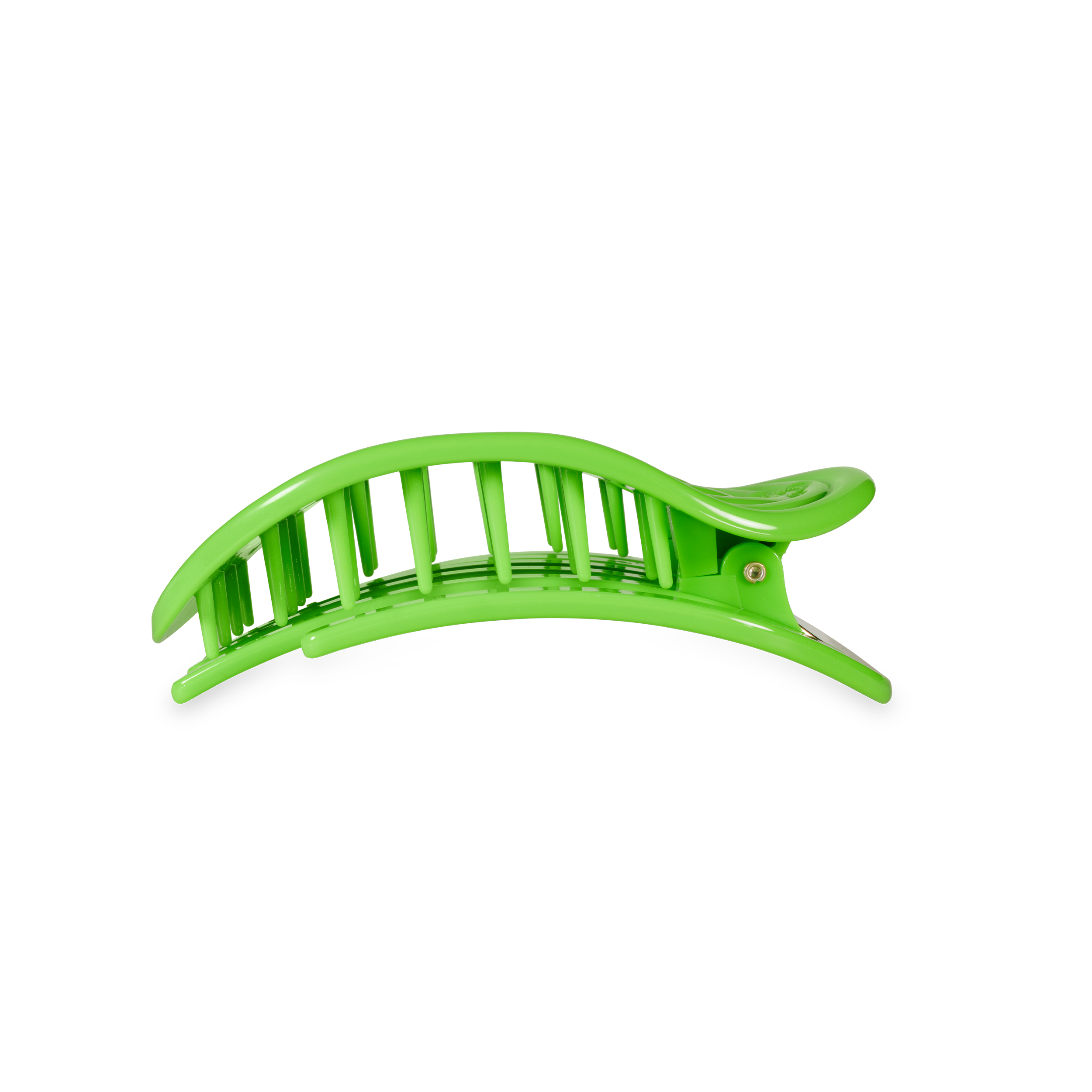 TELETIES - Flat Round Hair Clip | Medium | Glow For It