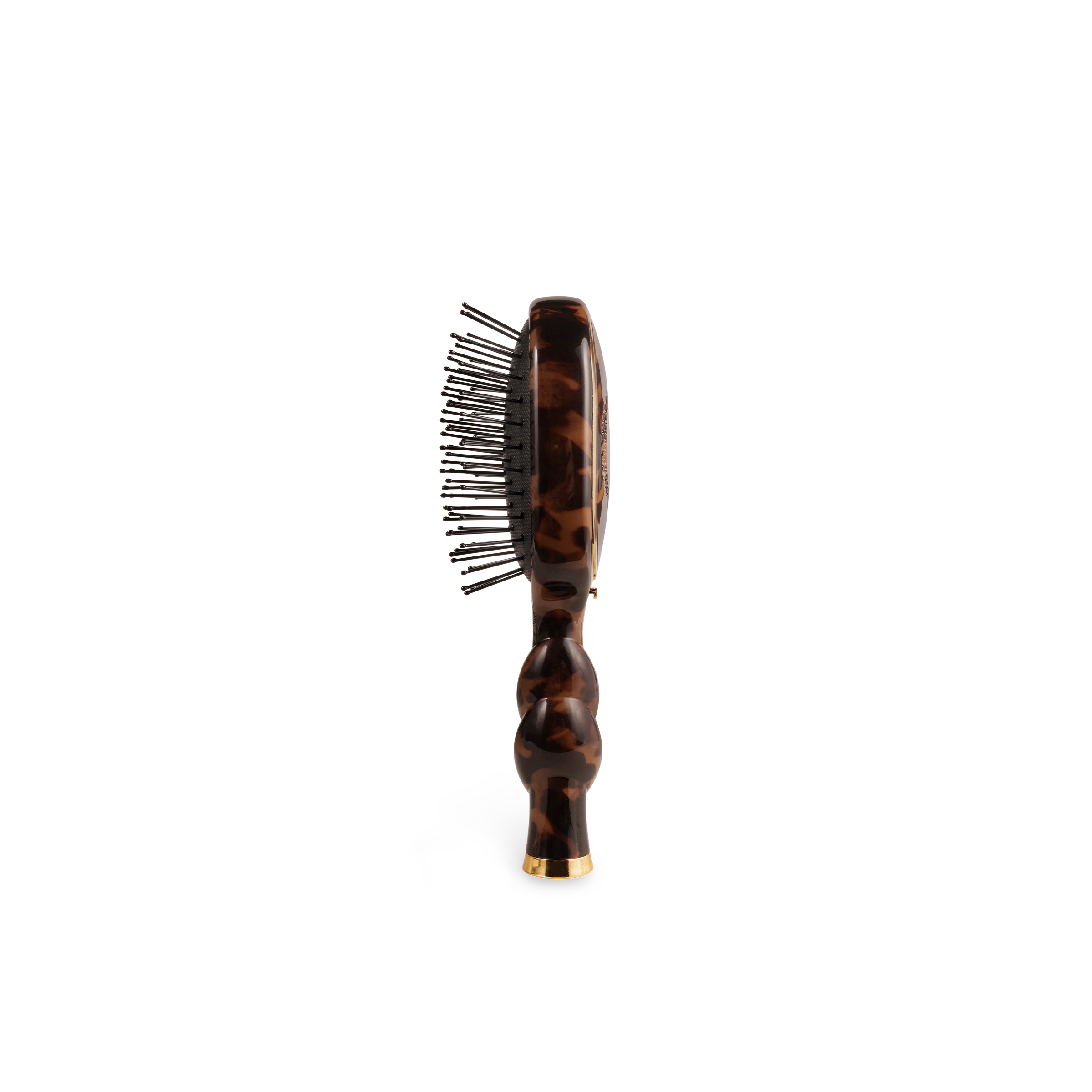 TELETIES - Mini Detangler Brush for Medium Hair - Tortoise
