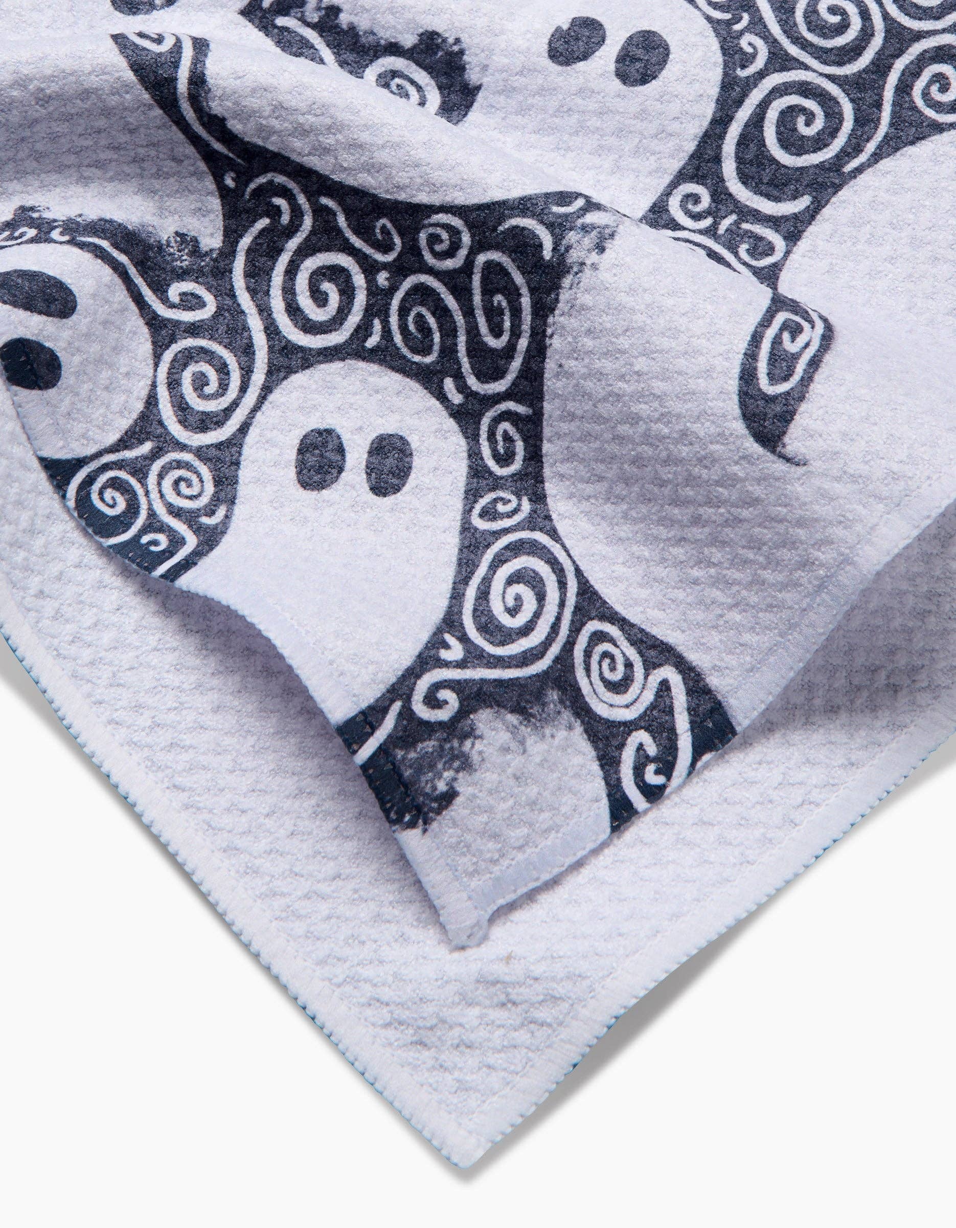 Swirling Ghosts Tea Towel