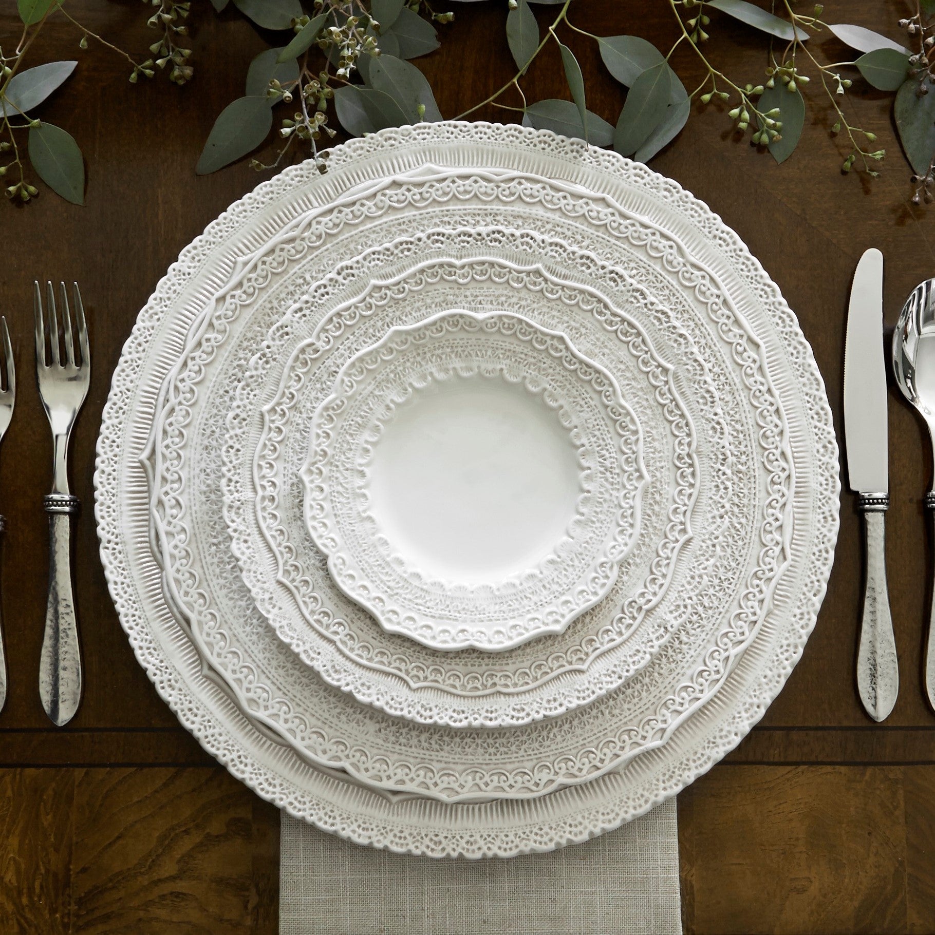 Finezza Cream Dinner Plate