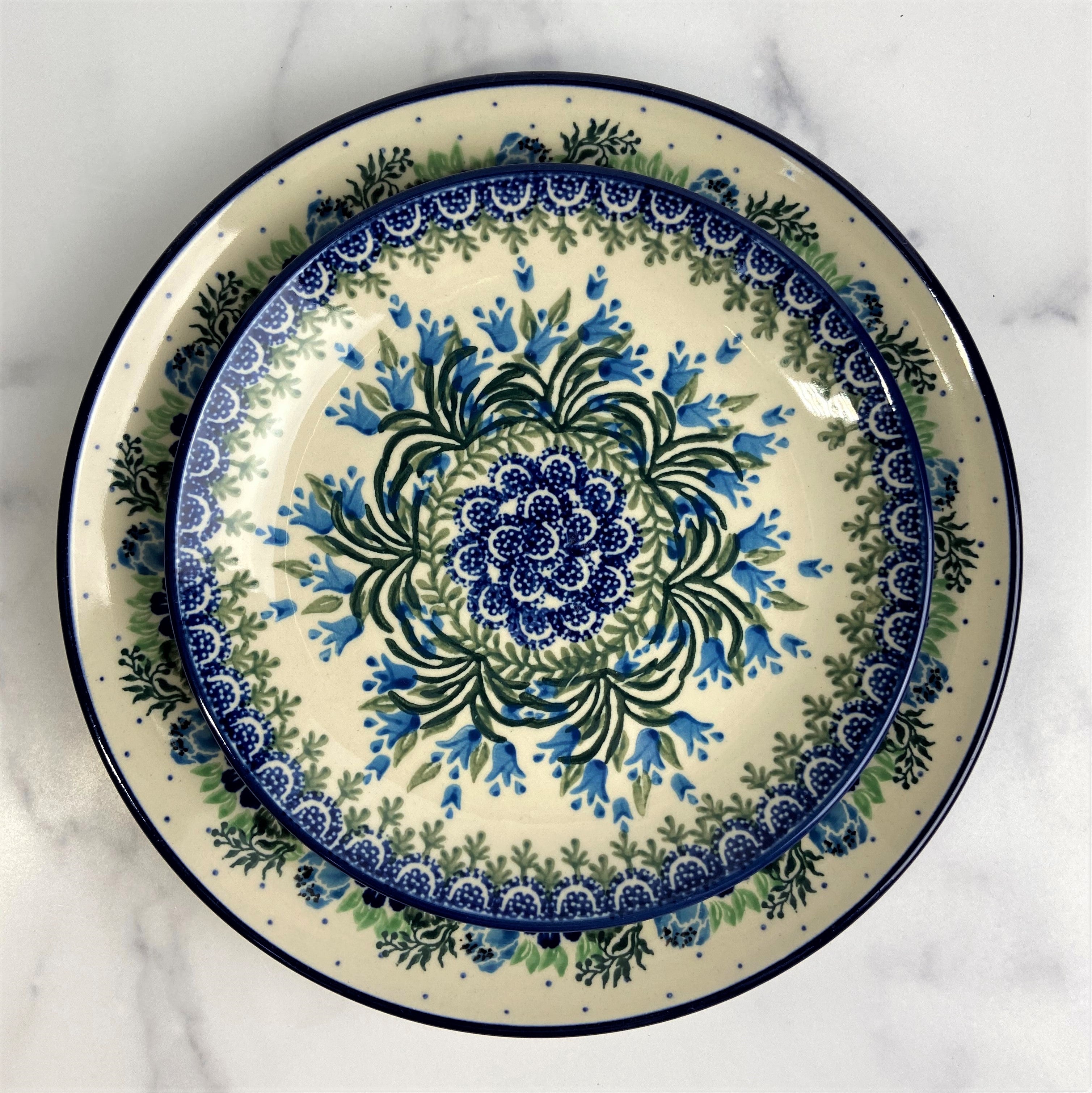 Blue Bells Salad/Dessert Plate 8"