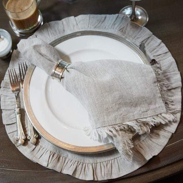 CLD Round Ruffled Placemats