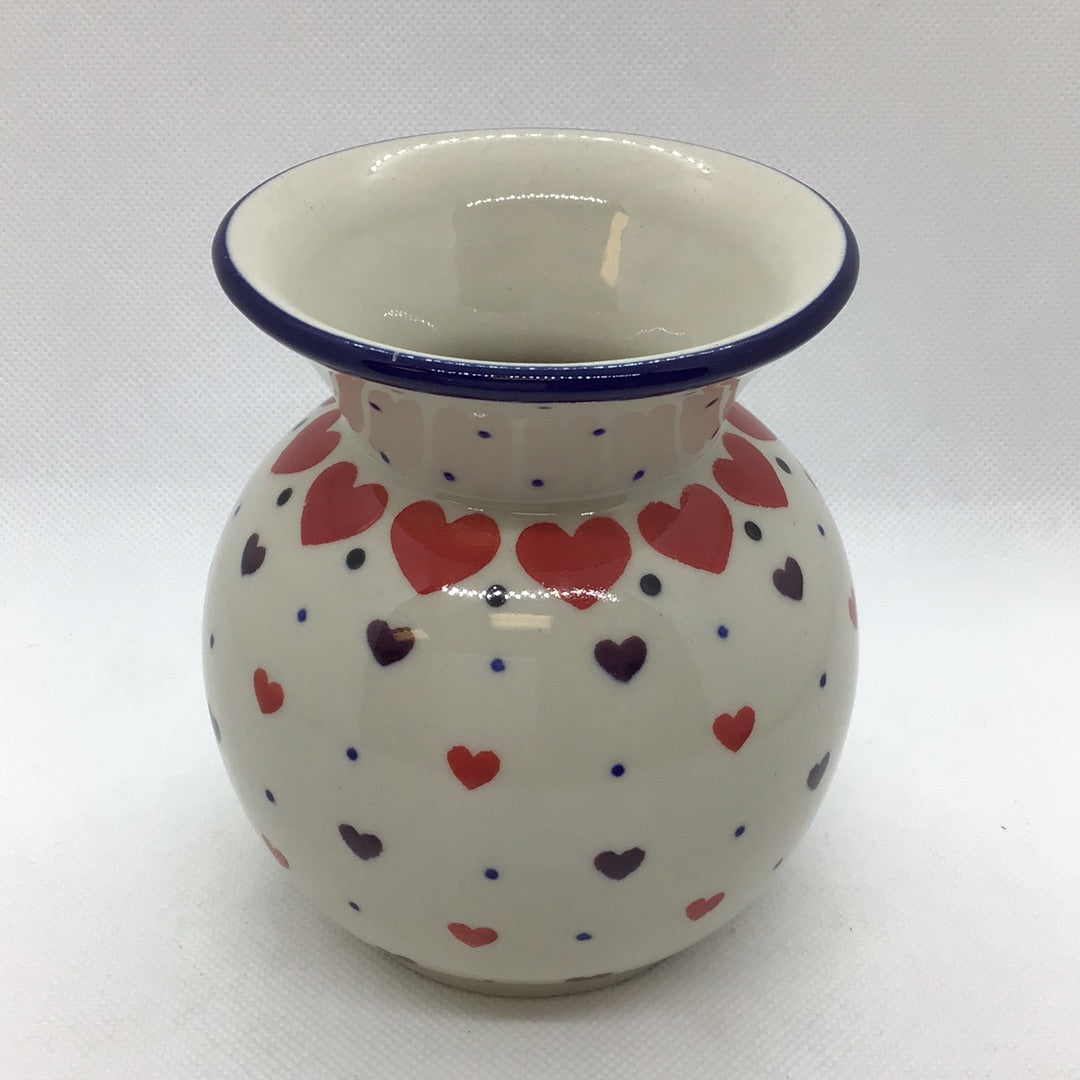Red/Purple Hearts Bubble Vase