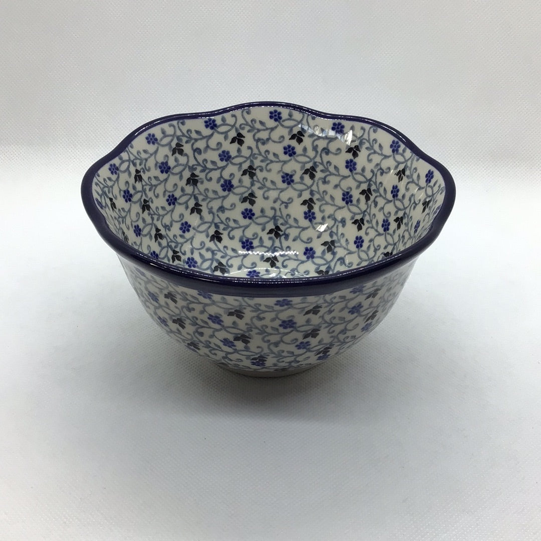 China Flower Ruffle Edge Bowl 6"