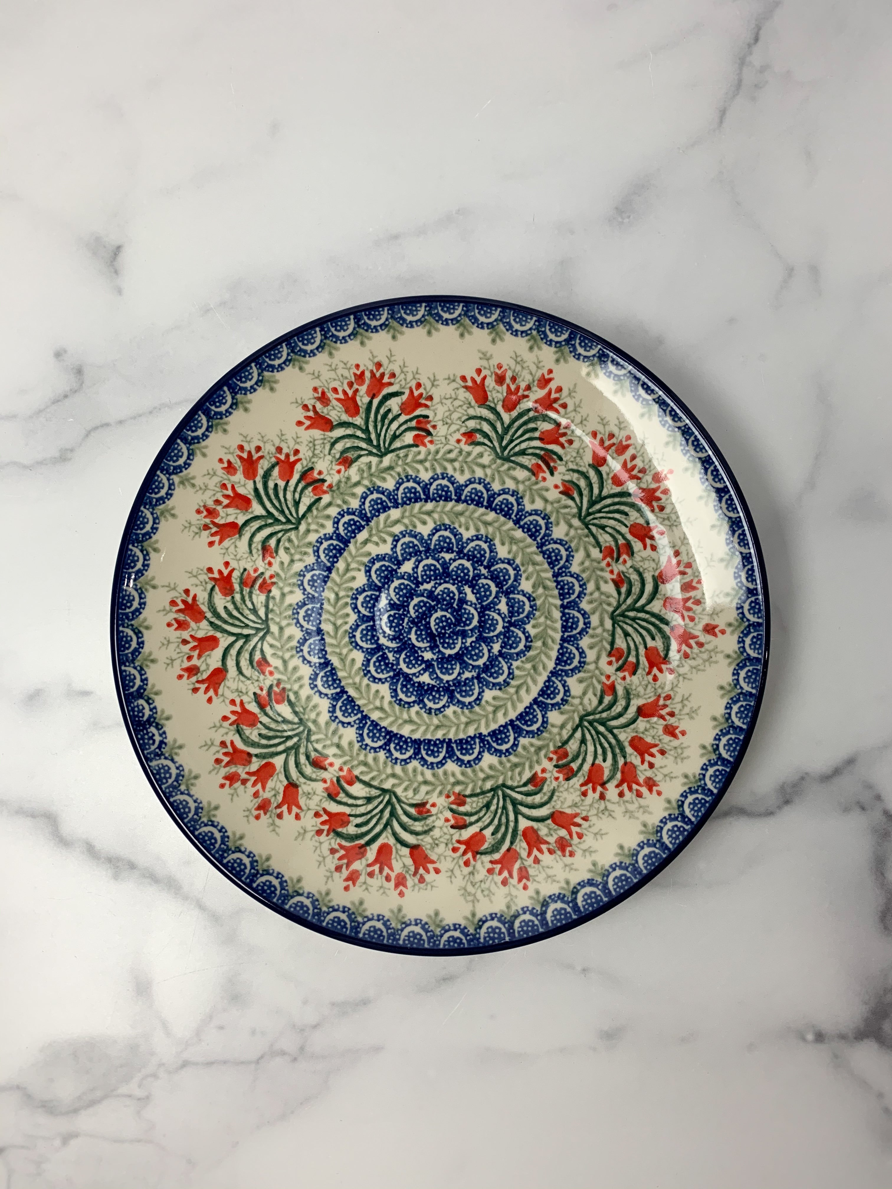 Crimson Bells Dinner Plate 10"