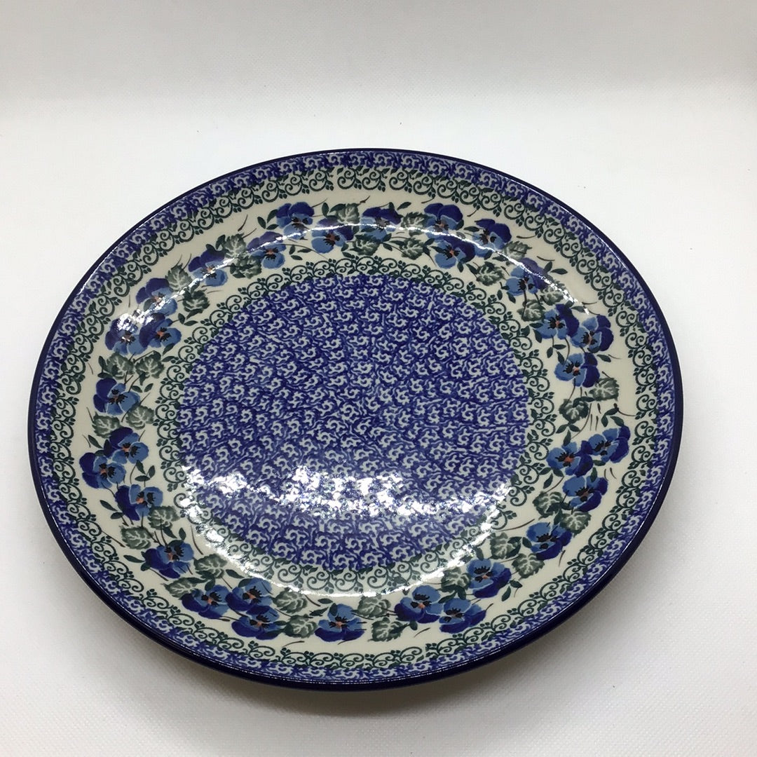 Winter Viola Dinner Plate 10"
