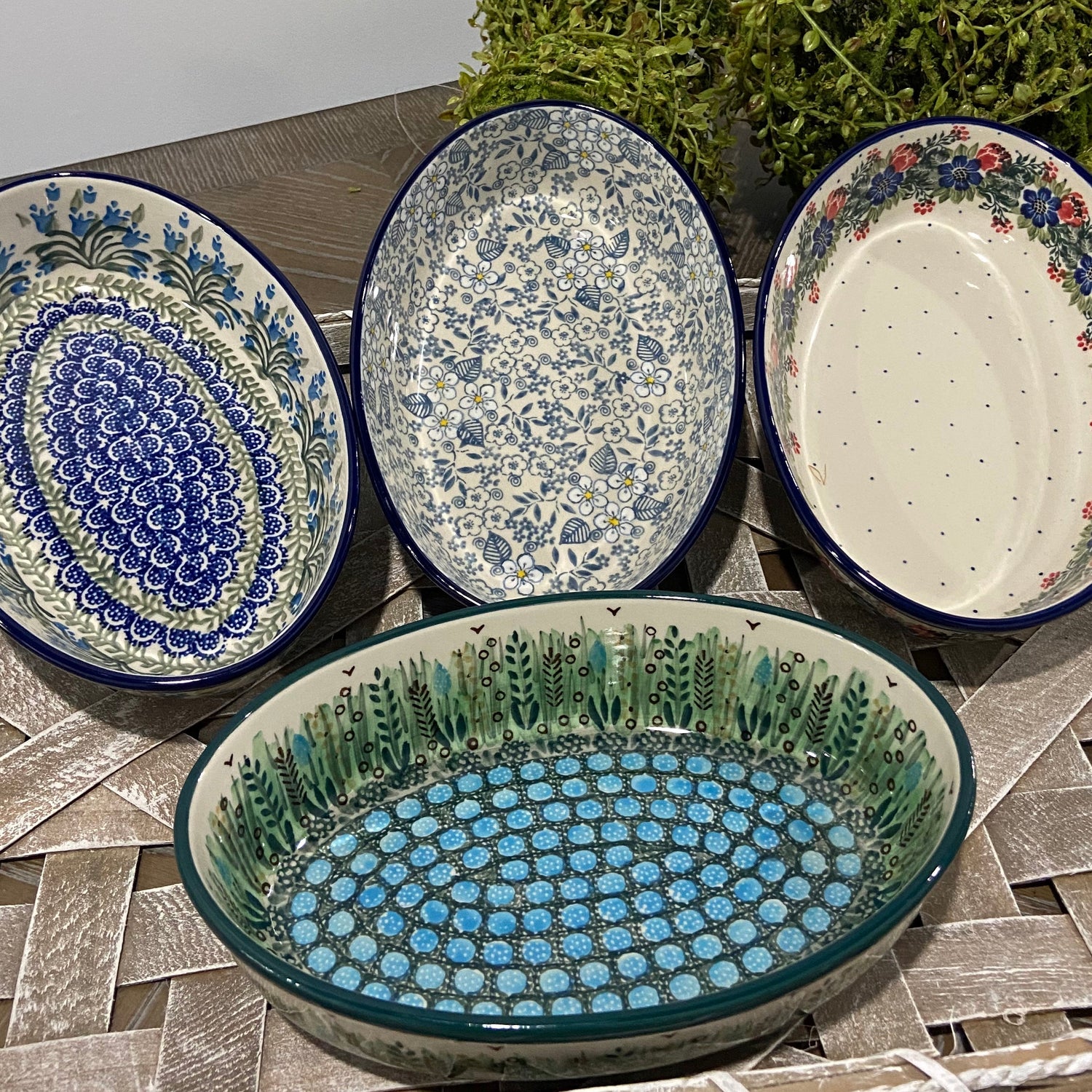 Polish Pottery Oval Bakeware