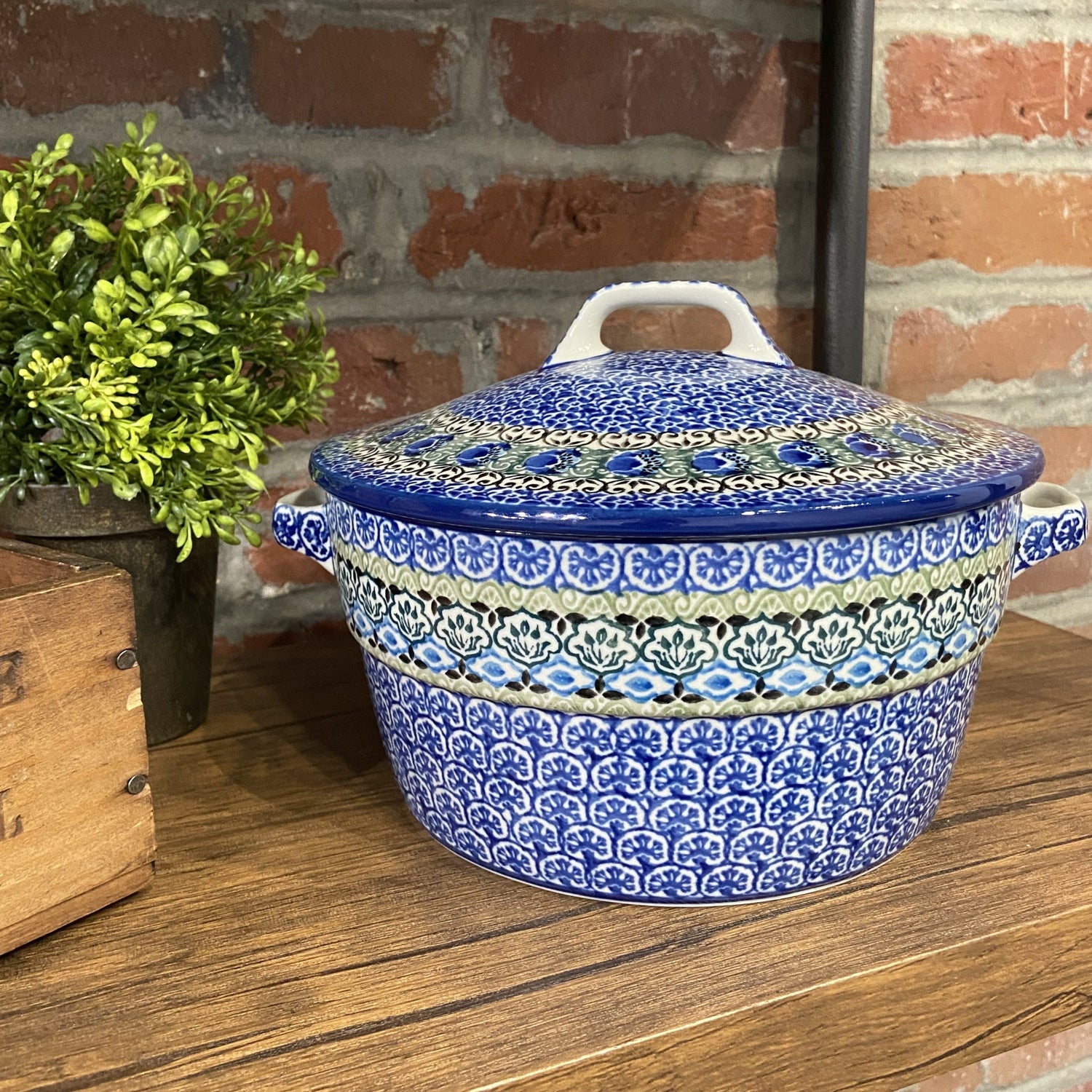 Polish Pottery Covered Bakeware