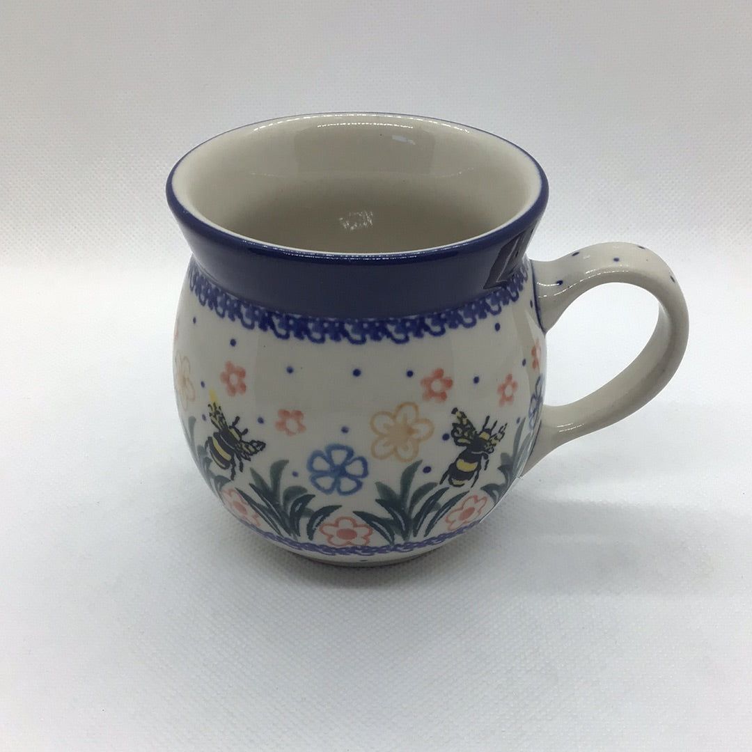 Polish Pottery 8 oz. Bubble Mugs
