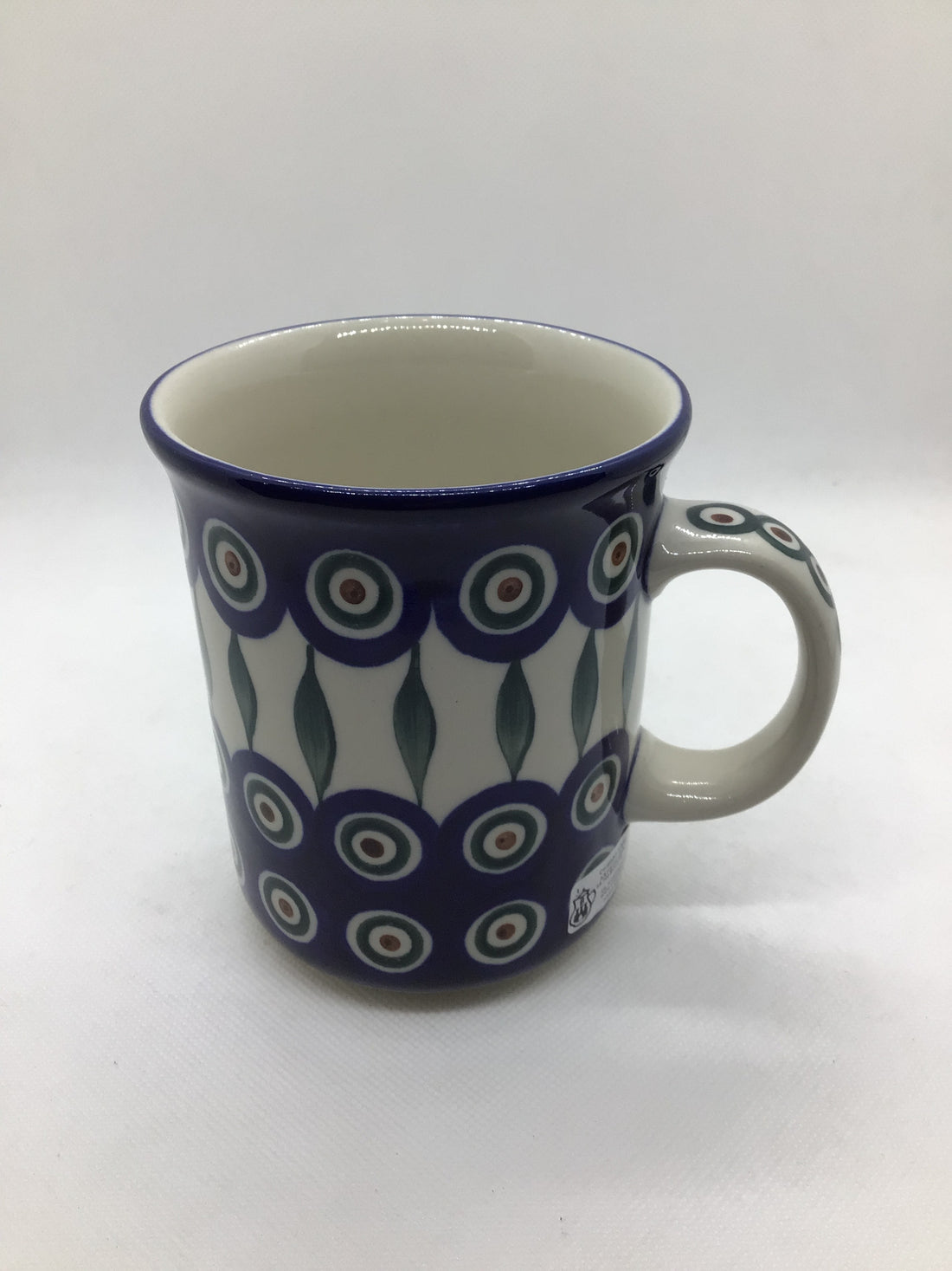 Traditional Peacock Straight Side Mug 13oz