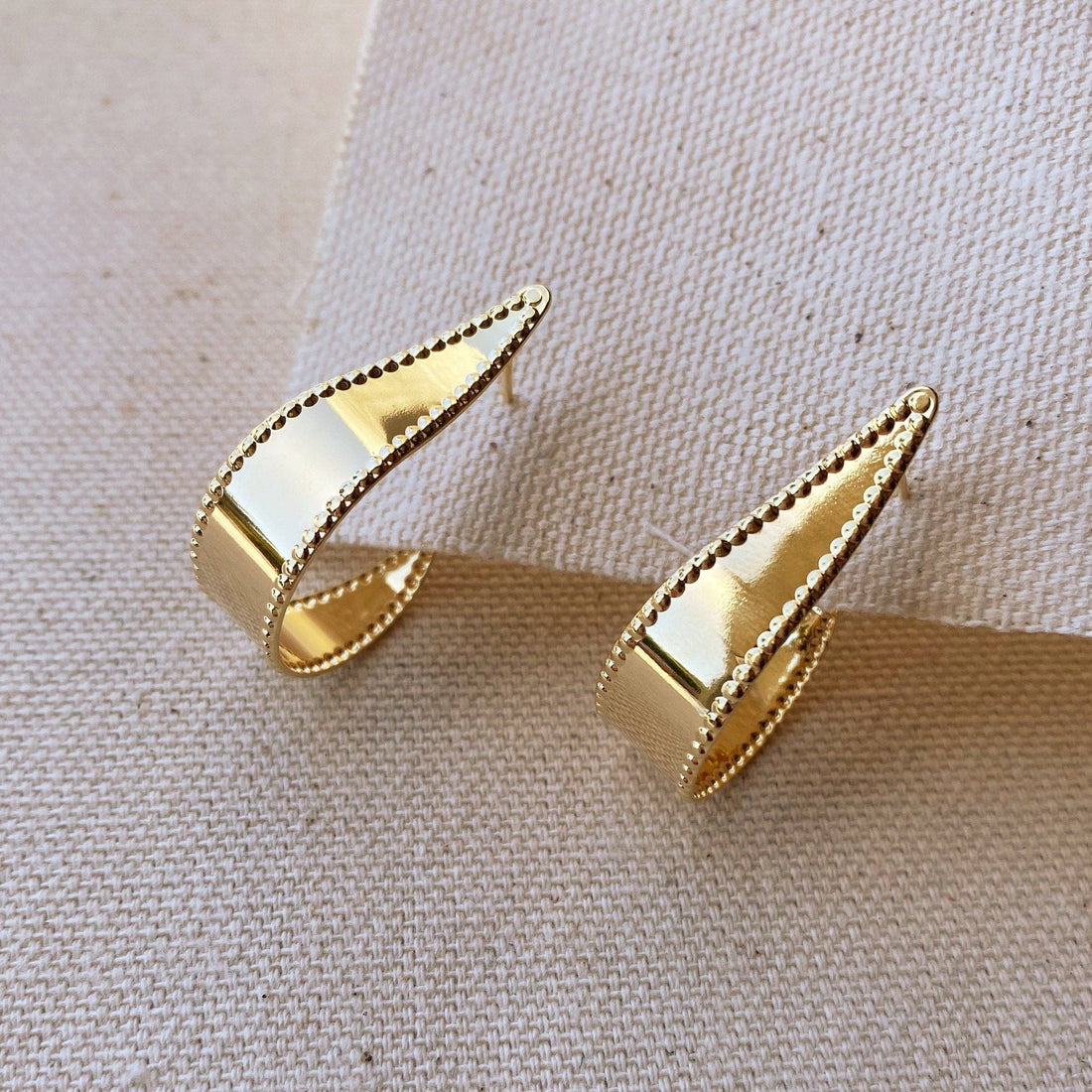 GoldFi - 18k Gold Filled Hoop Earrings