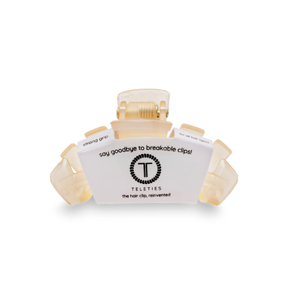 Classic Hair Clip | Tiny | Almond Beige