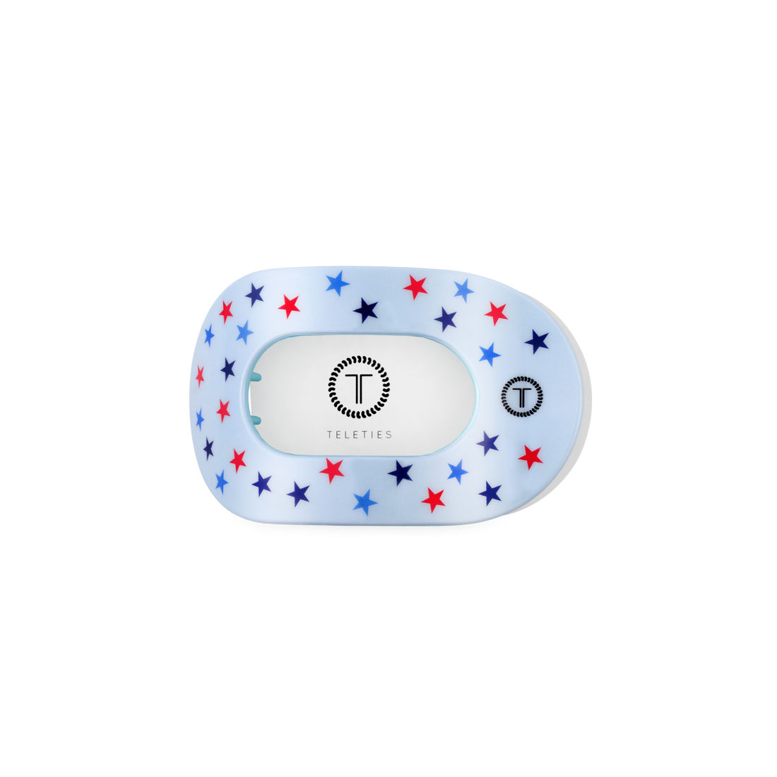 TELETIES - Flat Round Hair Clip | Small | United We Sparkle
