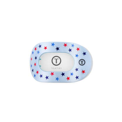 TELETIES - Flat Round Hair Clip | Small | United We Sparkle