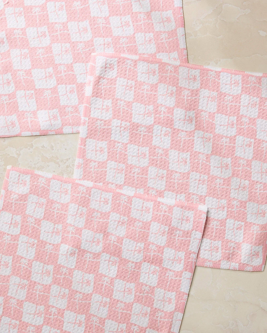 Geometry - La Brisa Pink Dishcloth Set