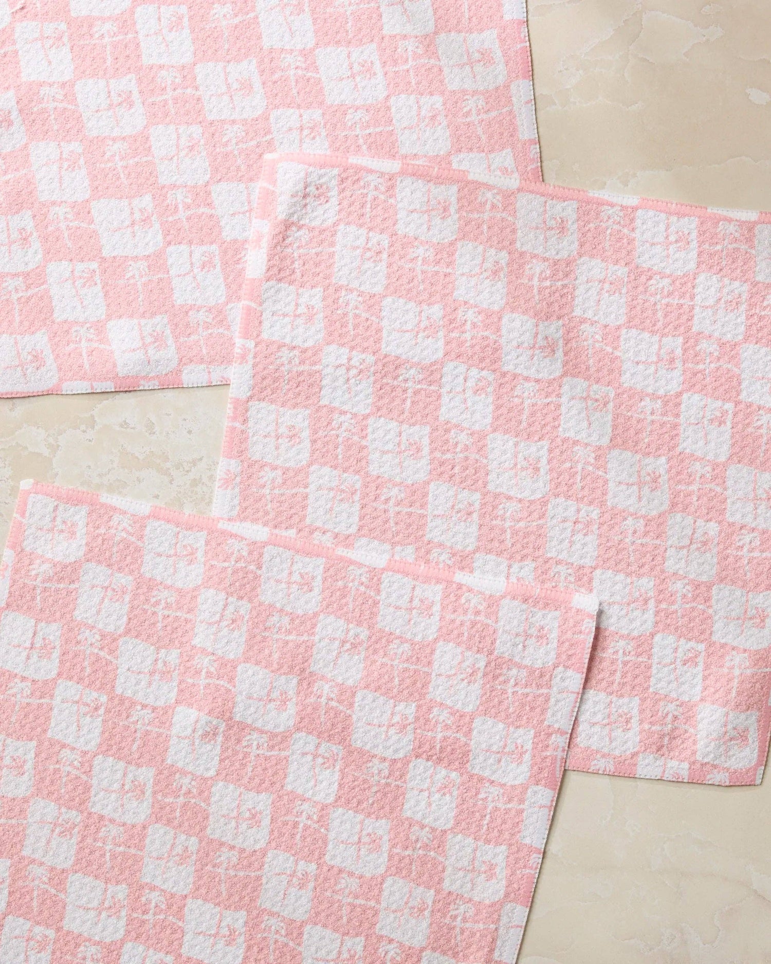 Geometry - La Brisa Pink Dishcloth Set
