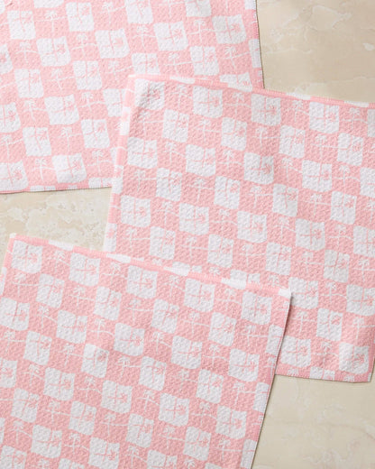 Geometry - La Brisa Pink Dishcloth Set