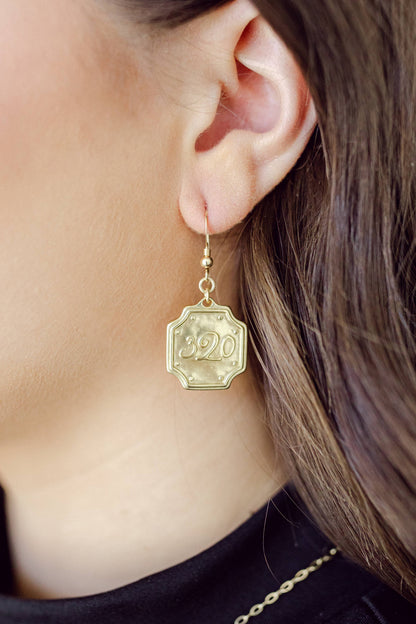 Original Gold Earring French Hook - Ephesians 3:20
