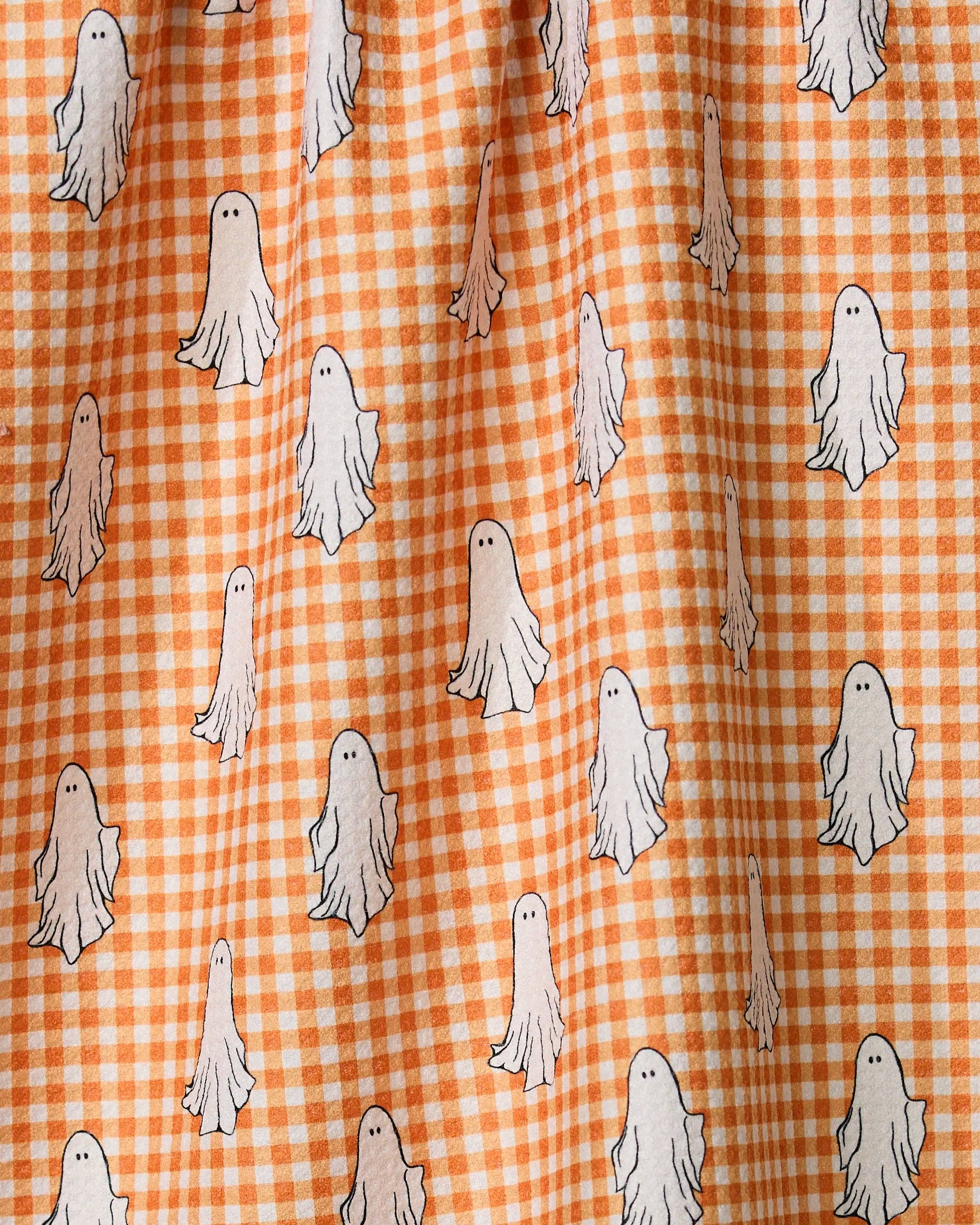 Geometry - Gingham Ghosts Tea Towel