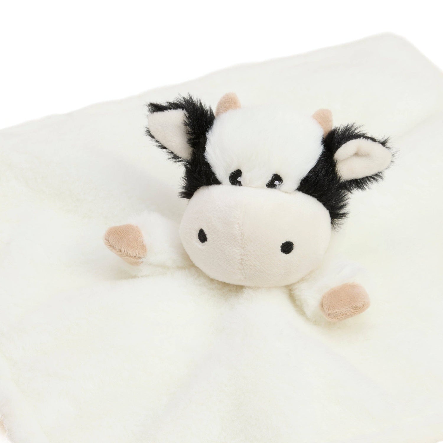Warmies - Lavender Scented Plush - Gifts - Fall - Black and White Cow Lovey Blanket Warmies