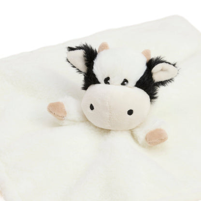 Warmies - Lavender Scented Plush - Gifts - Fall - Black and White Cow Lovey Blanket Warmies