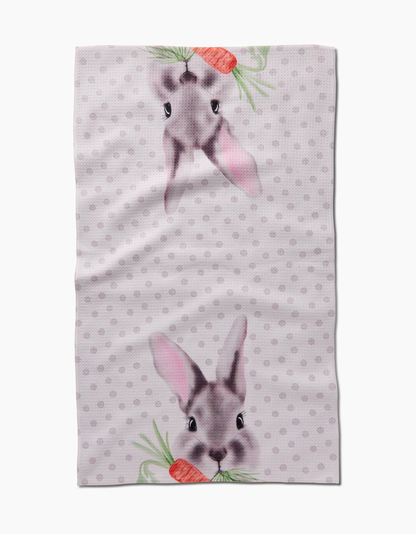 Polka Dot Bunny Tea Towel