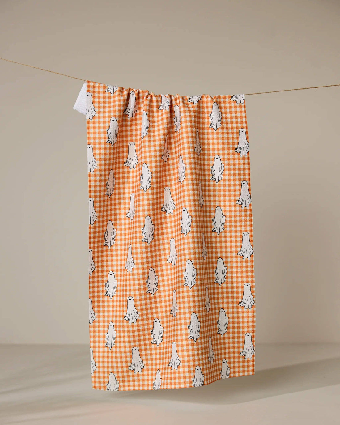 Geometry - Gingham Ghosts Tea Towel