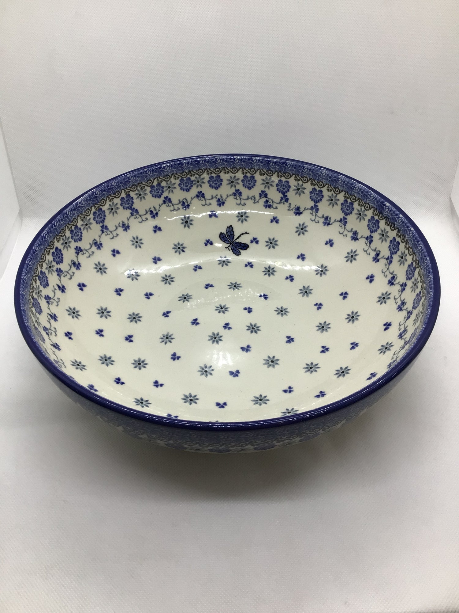 Dragonfly Shallow Serving Bowl 10&quot;
