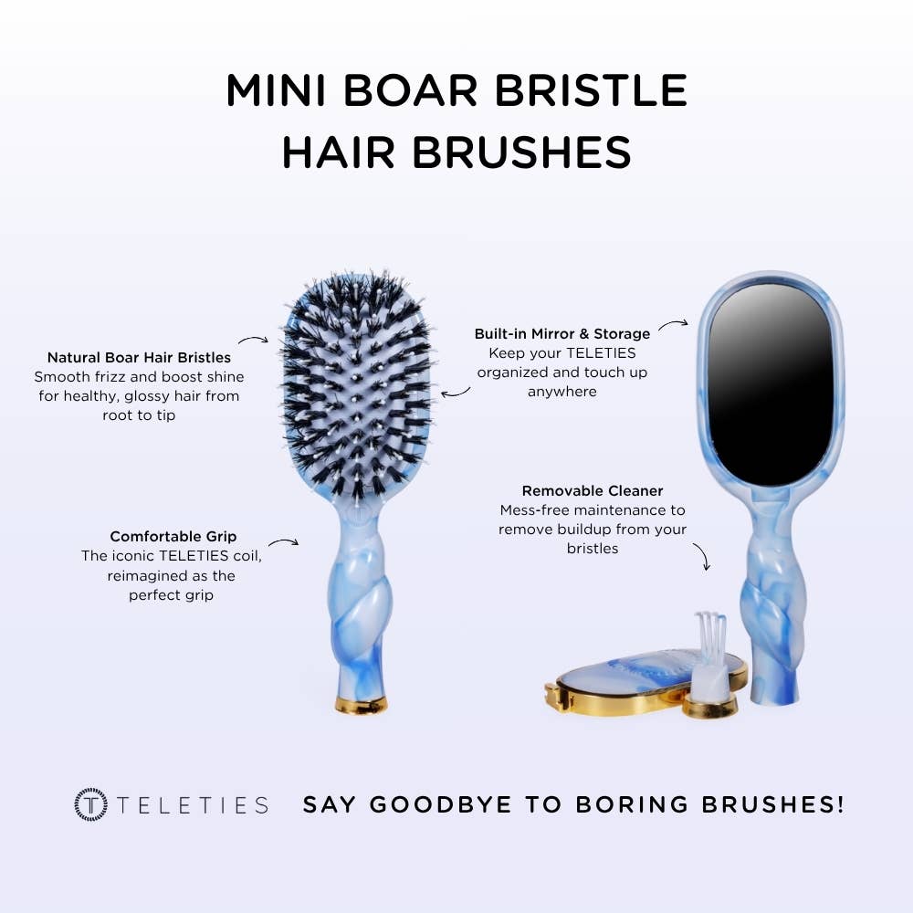 TELETIES - Mini Boar Brush | Tide &amp; True