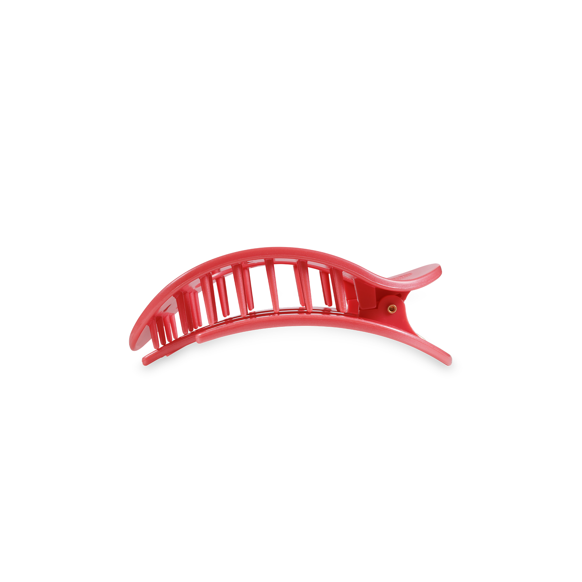 Round Flat Hair Clip | Small | Calming Coral