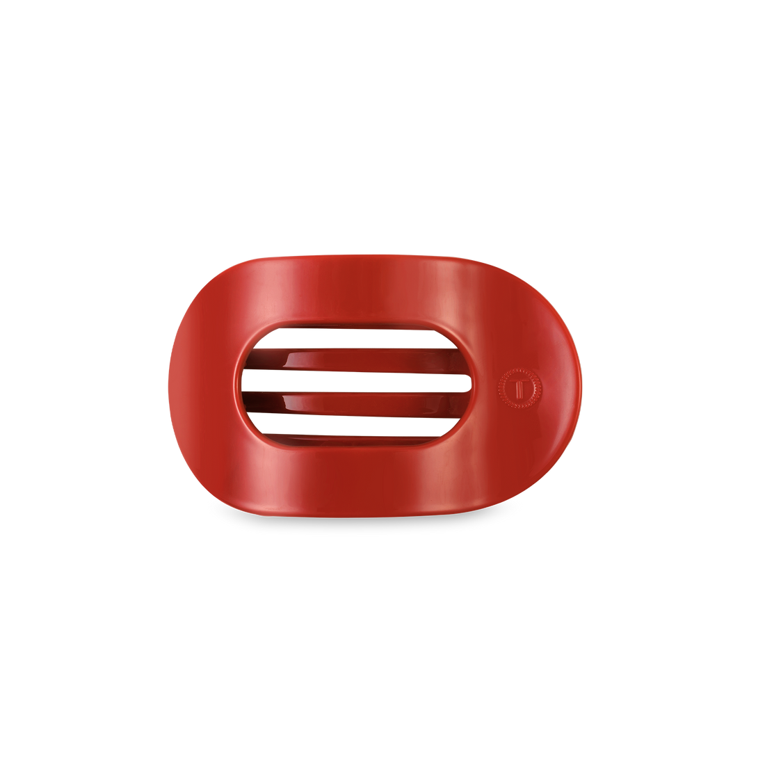 TELETIES - Flat Round Hair Clip | Small | Red Carpet Ready