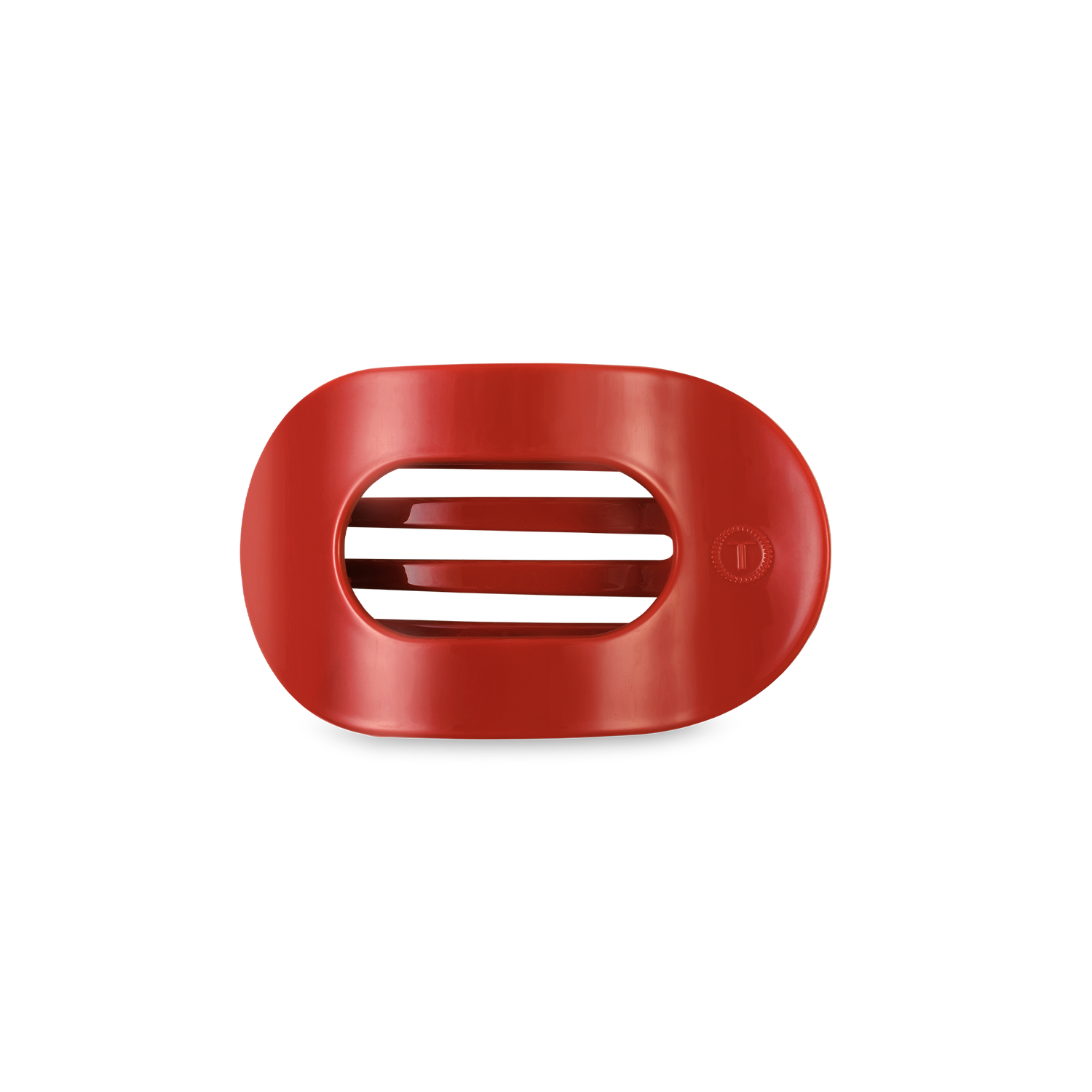 TELETIES - Flat Round Hair Clip | Small | Red Carpet Ready