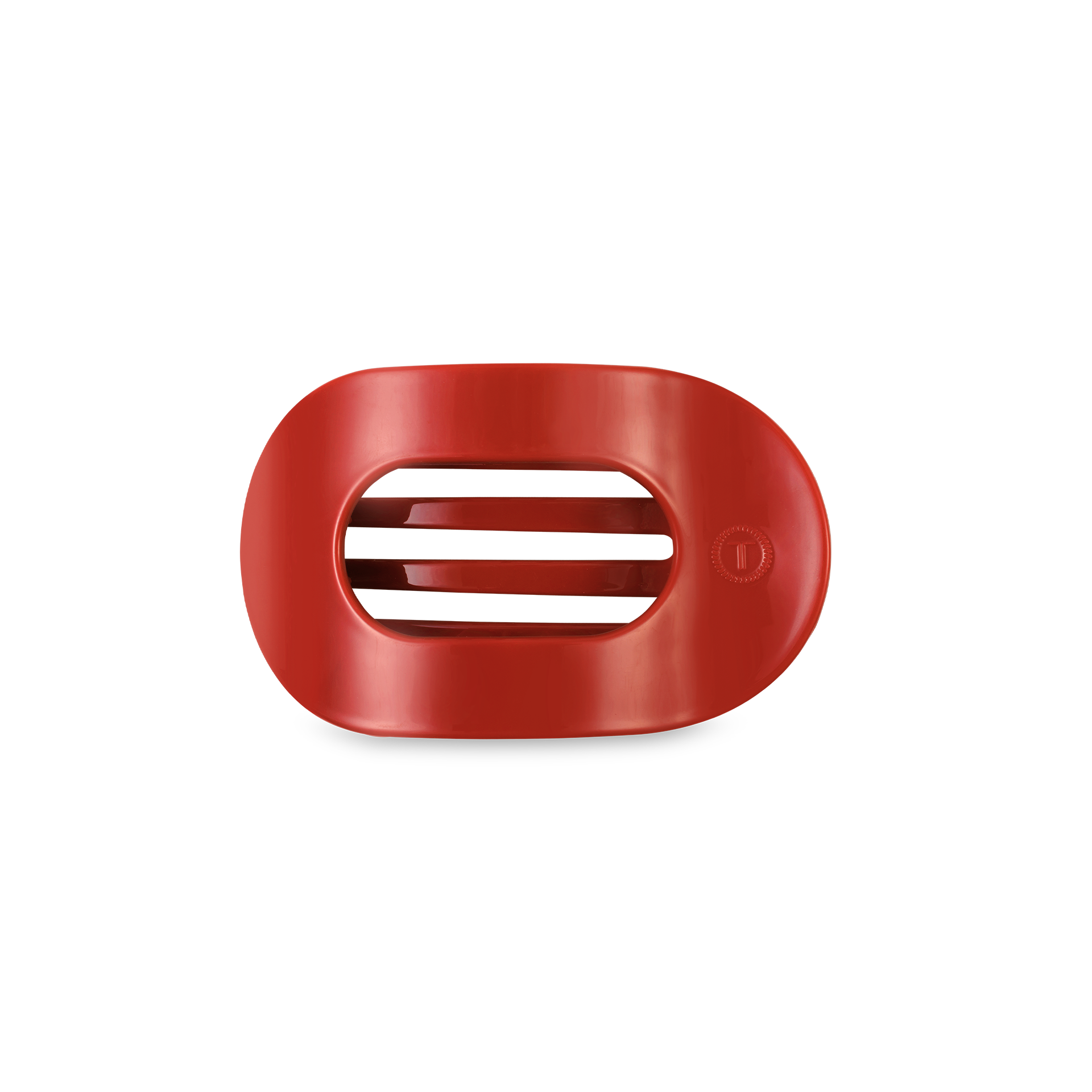 TELETIES - Flat Round Hair Clip | Small | Red Carpet Ready