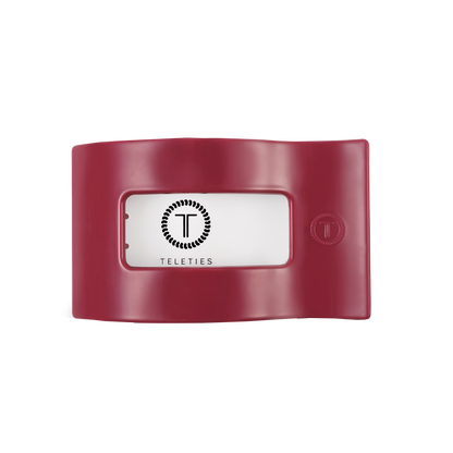 TELETIES - Flat Rectangle Hair Clip | Medium | Wild Side