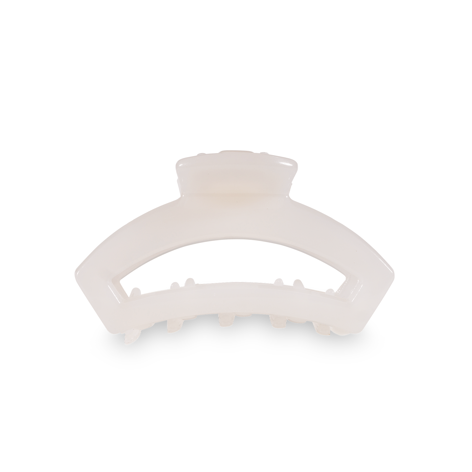 TELETIES - Open Hair Clip | Tiny | Coconut White